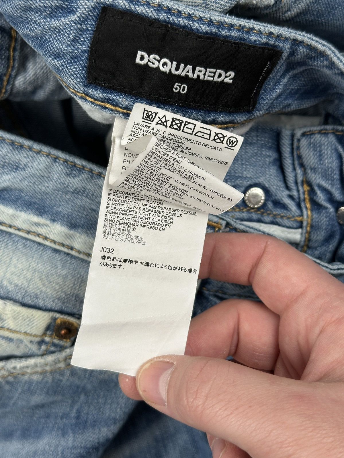 Dsquared2 Dsquared2 Cool Guy Distressed Plaid Patch Jeans Archive Y2K Size US 34 / EU 50 - 14 Thumbnail