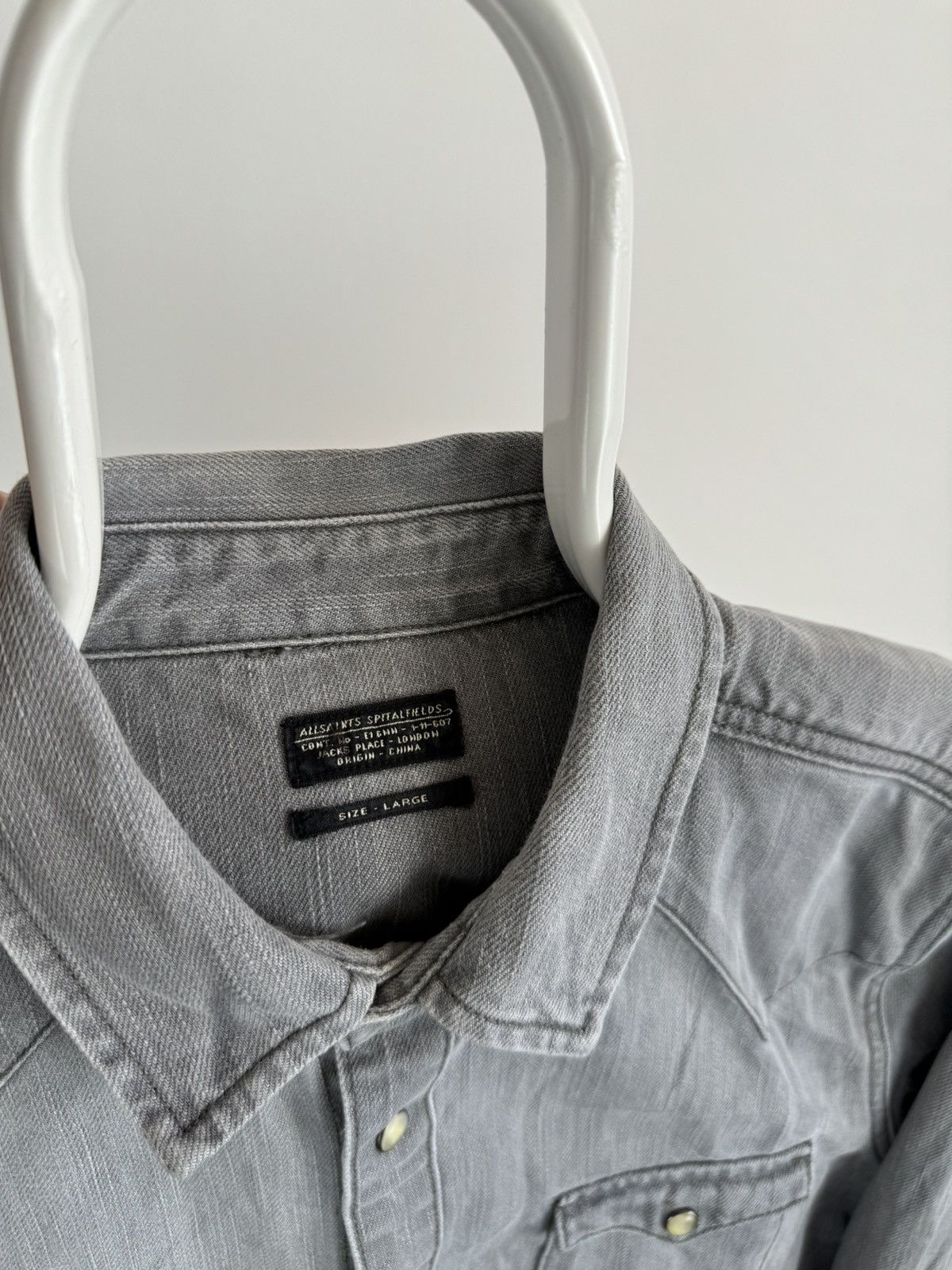 Allsaints All Saints Spitalfields Crag Shirt Size US L / EU 52-54 / 3 - 3 Thumbnail