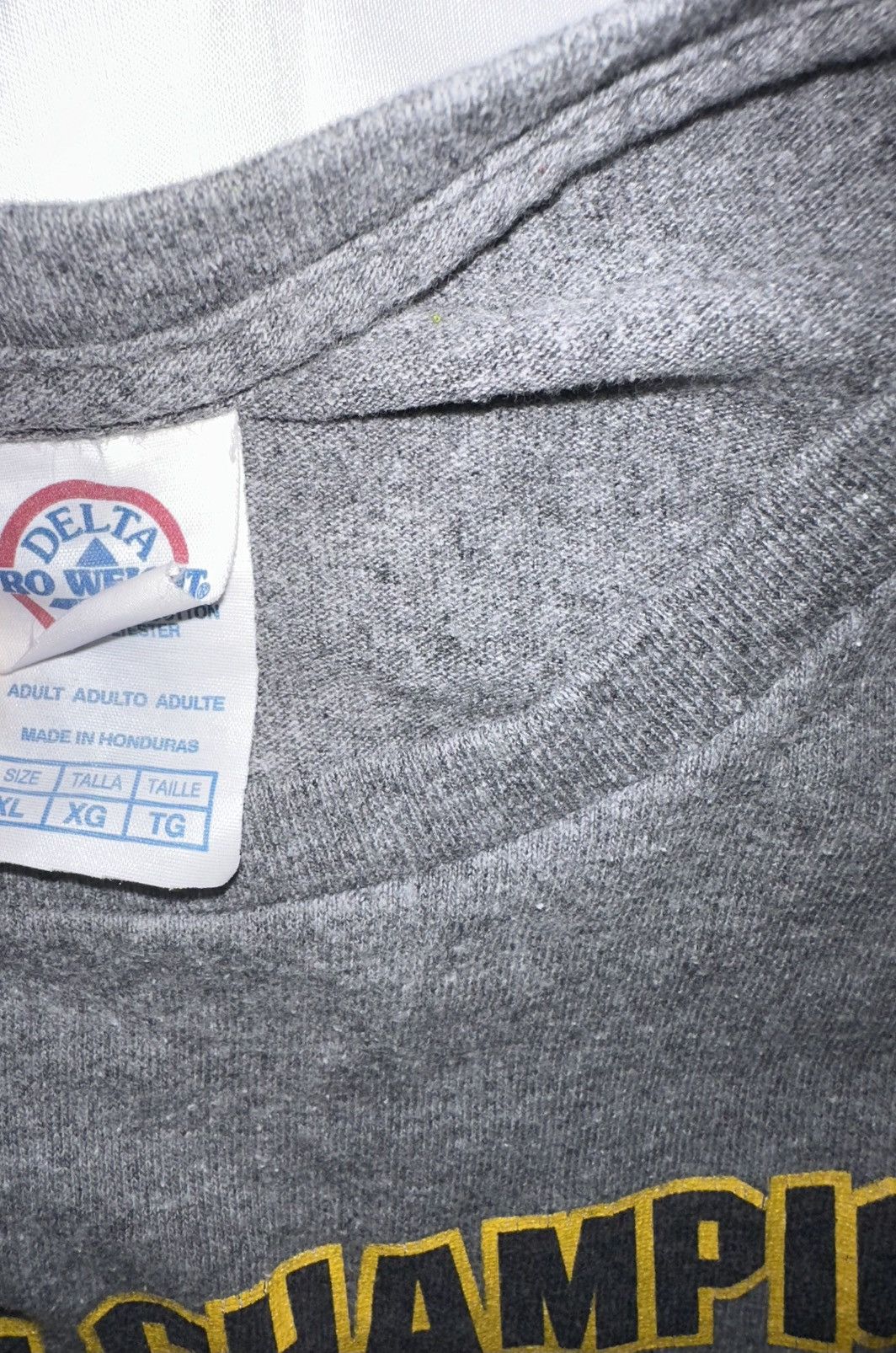 Other PITTSBURGH City Of Champions Grey Shirt Delta Tag Sz. XL Size US XL / EU 56 / 4 - 2 Thumbnail