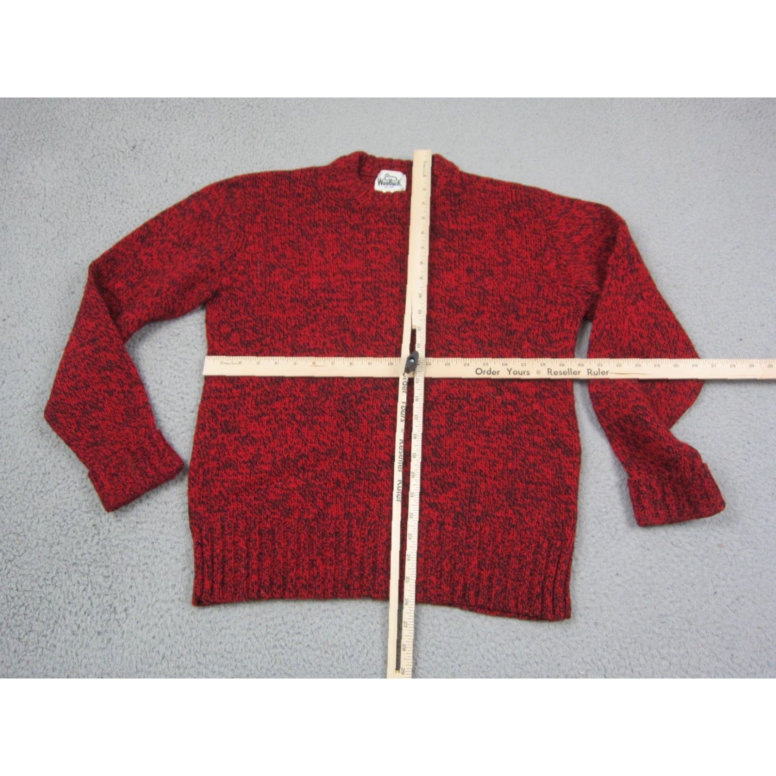 Vintage VINTAGE Woolrich Sweater Womens L Red Knit Pullover 90s Wool Blend Raglan Sleeve Crew Neck Large Ladies Womens Size L / US 10 / IT 46 - 7 Thumbnail