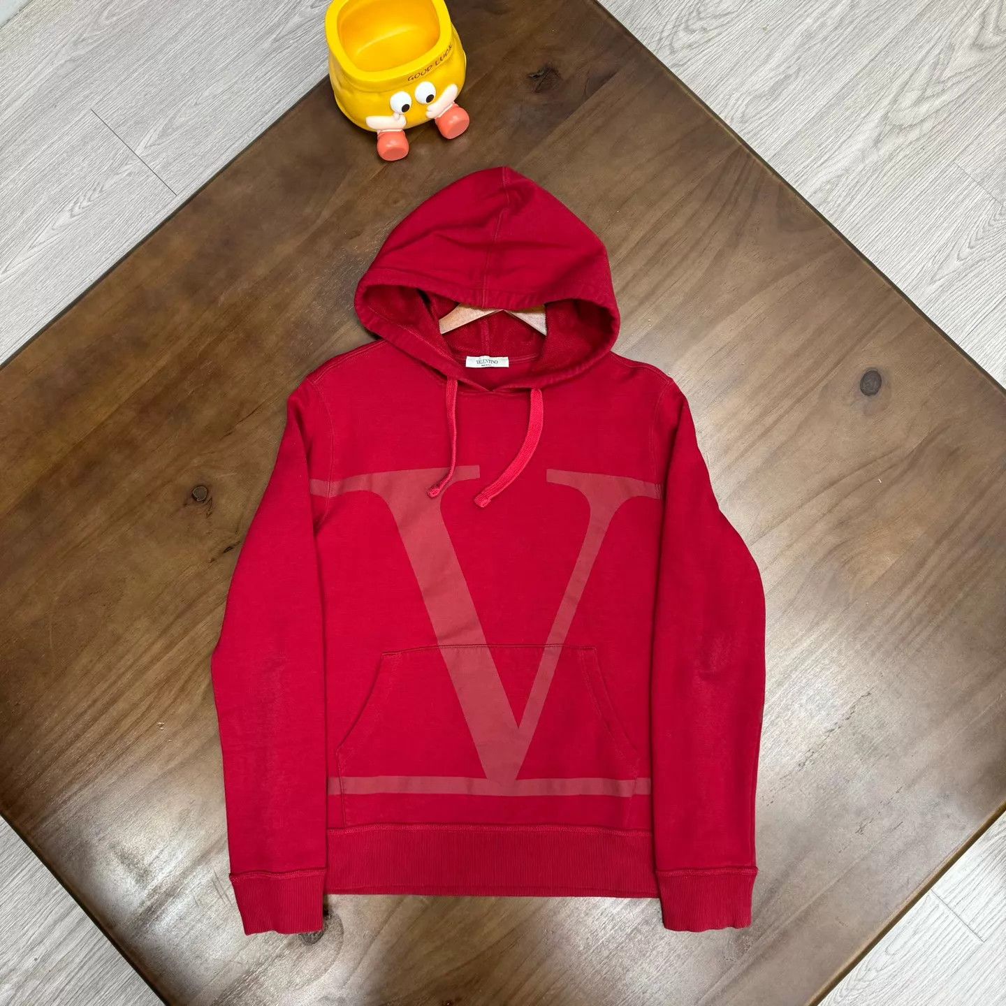 Valentino Valentino Big Logo Red Hoodie S Size US S / EU 44-46 / 1 - 1 Thumbnail
