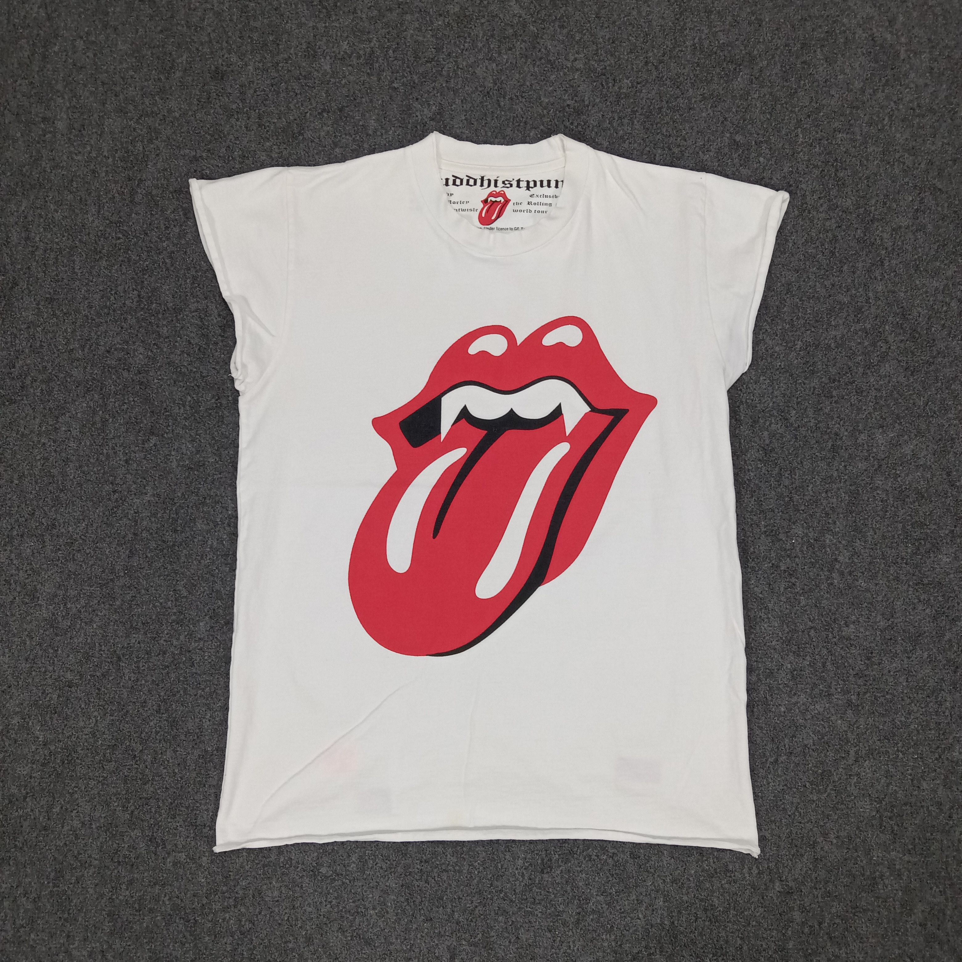 Japanese Brand Buddhistpunk X The Rolling Stones American Rock Band Tshirt Size US M / EU 48-50 / 2 - 1 Thumbnail