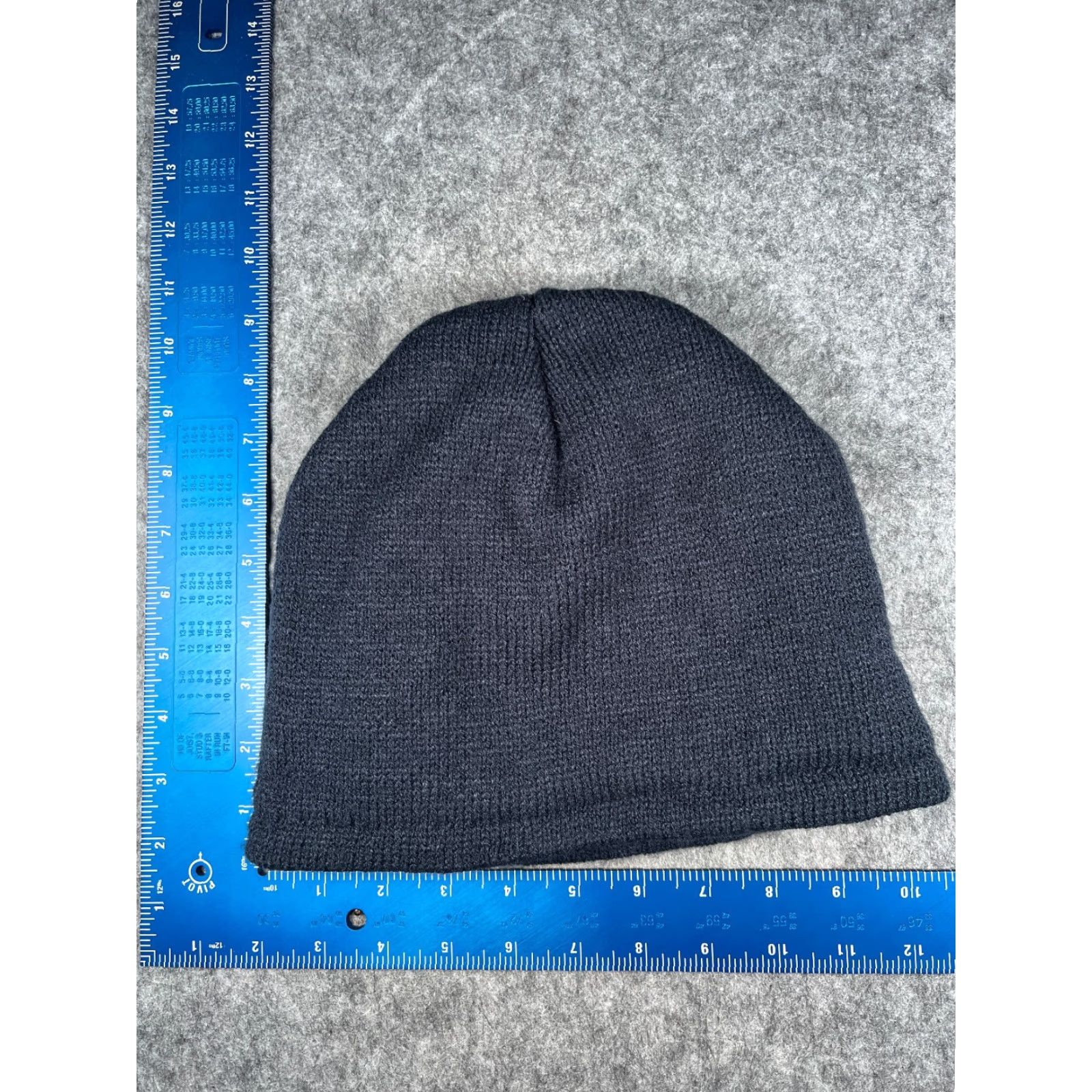 Port & Company Crossroads School Beanie Toque Adult One Size Blue Knit Acrylic Poly Lined Hats Unisex Size ONE SIZE - 4 Thumbnail