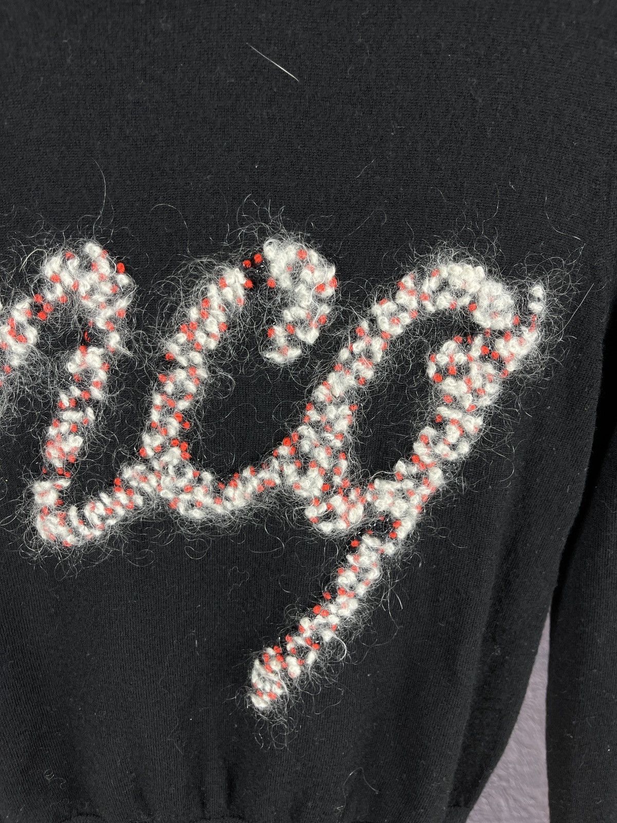 Alexander McQueen Alexander McQueen pure wool big logo black sweater Size S / US 4 / IT 40 - 8 Thumbnail