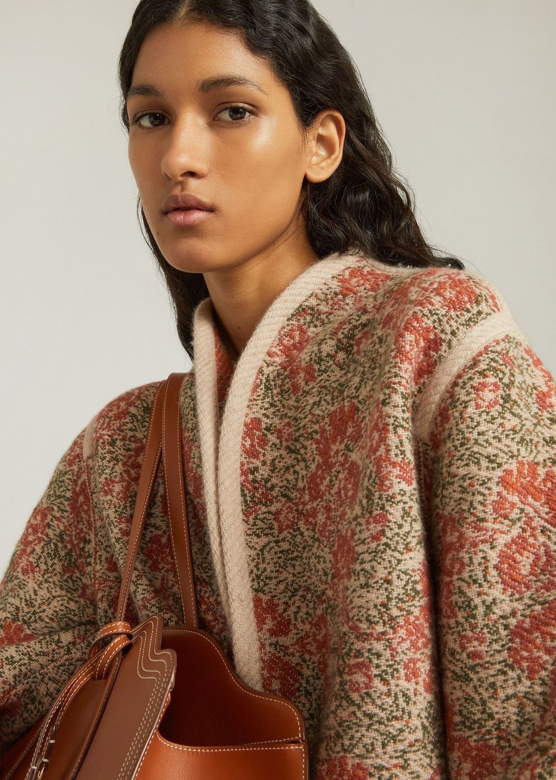 Loro Piana o1srvl11e1125 FAM7848 Lesa Jacquard Jacket in Multicolor Size M / US 6-8 / IT 42-44 - 3 Thumbnail