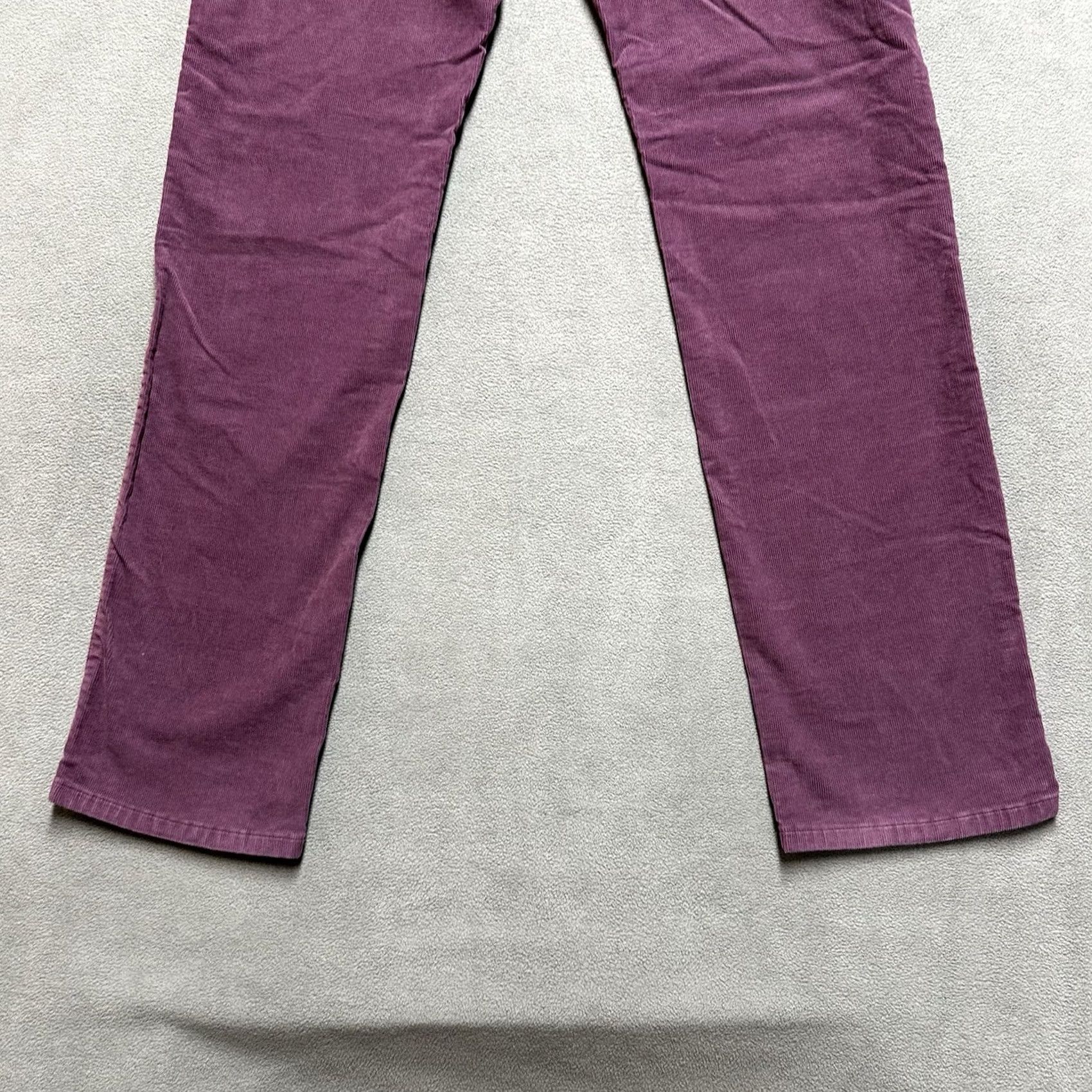 Peter Millar Peter Millar Pants Mens 32 Burgundy Red Corduroy 5-Pocket Straight Leg Casual Chino Cotton Draper Mens Size US 32 / EU 48 - 6 Thumbnail