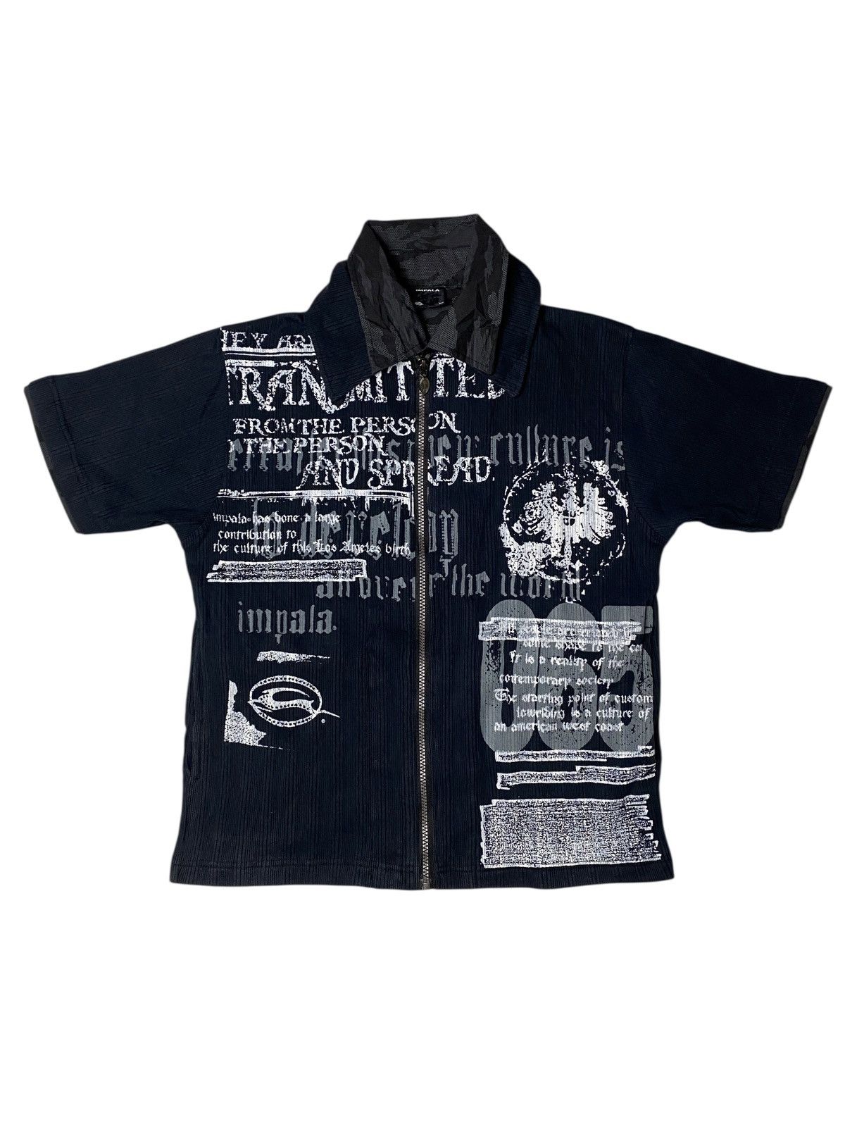 If Six Was Nine 2000's Impala Poem Double Layer Shirt Lgb Style Size US M / EU 48-50 / 2 - 1 Thumbnail
