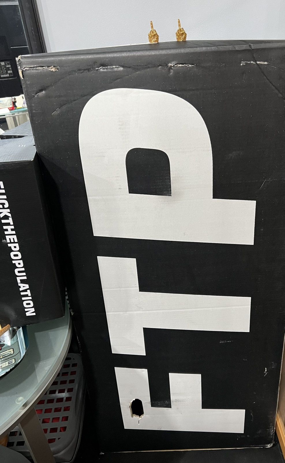 Fuck The Population FTP GOLD BMX CULT CREW 10 YEAR BIKE Size ONE SIZE - 2 Thumbnail