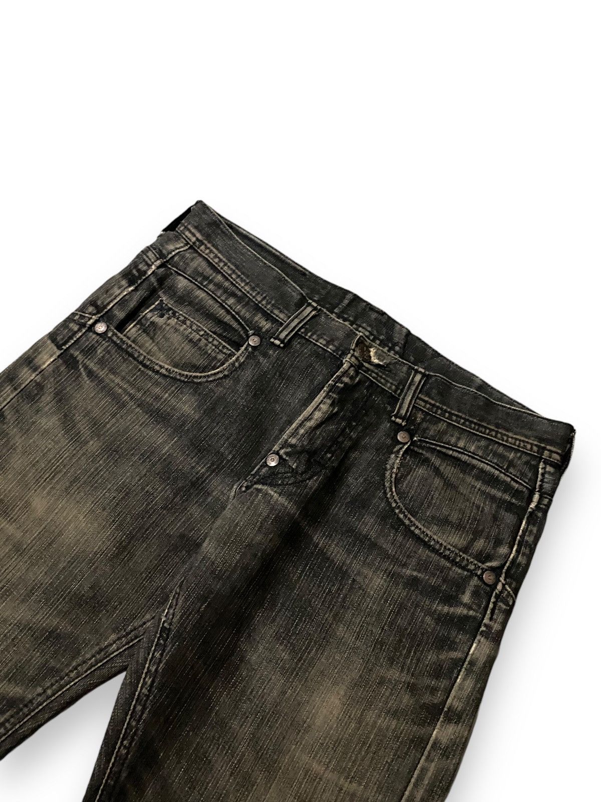 Japanese Brand Vintage Lee Riders Classic Retro Ripped Jeans Denim Size US 36 / EU 52 - 3 Thumbnail