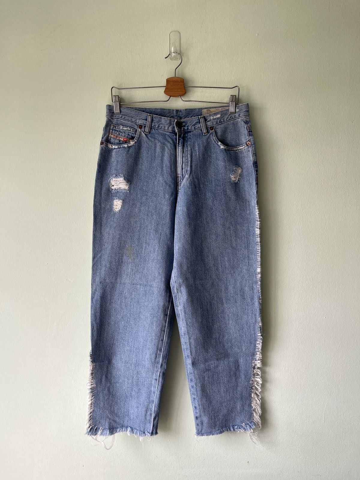 Designer × Diesel Diesel industry Distressed Jeans Size 31" - 2 Thumbnail