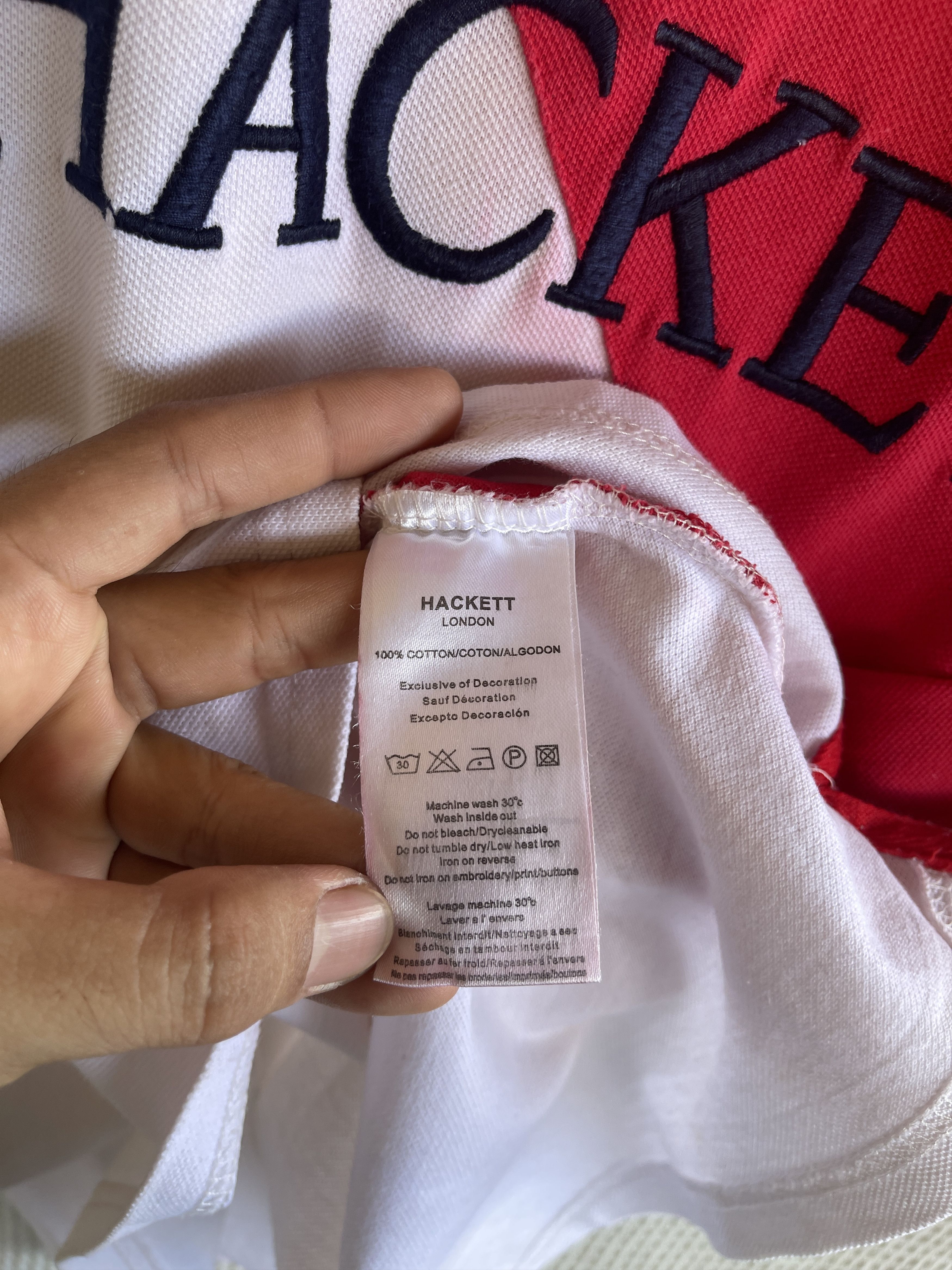 Hackett × Rugby Ralph Lauren 🔥HACKETT LONDON POLO CLUB🔥Embroidered Big Logo Polo Tshirt Size US S / EU 44-46 / 1 - 8 Thumbnail