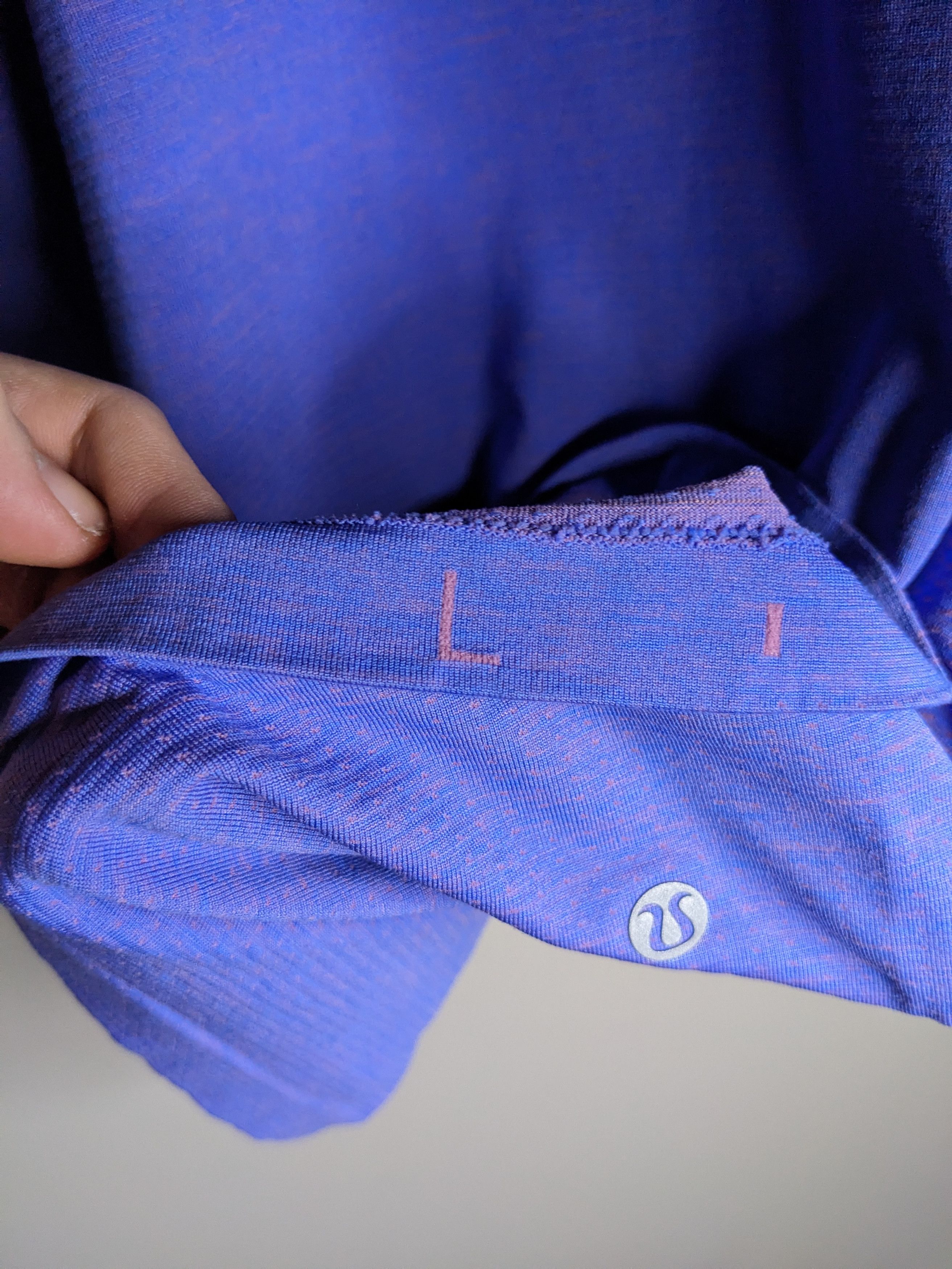 Lululemon Lululemon Metal Vent Tech Short Sleeve Shirt Large Blue Size US L / EU 52-54 / 3 - 9 Thumbnail