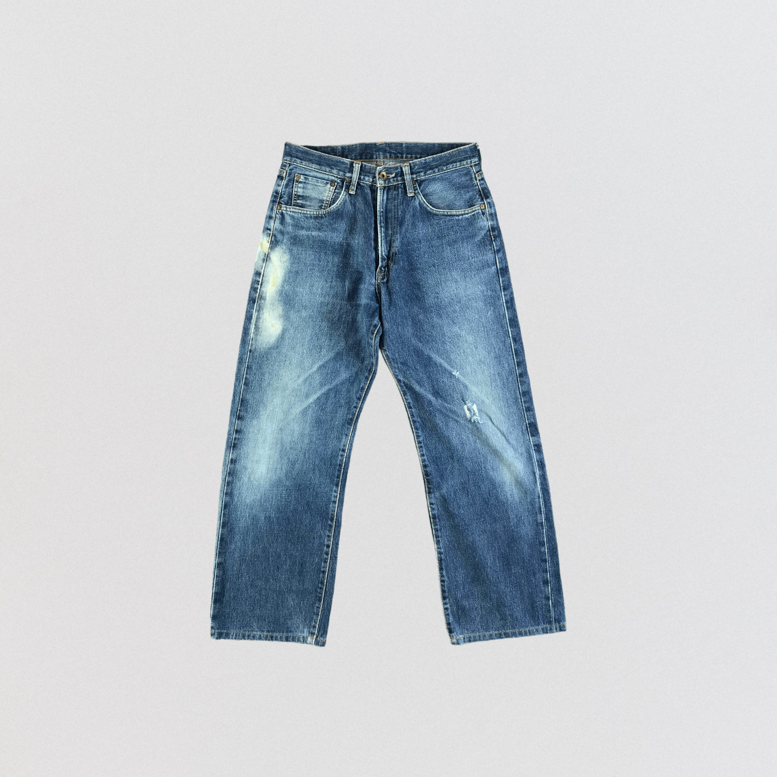 Edwin Vintage Redline Blue Wash Edwin 505 Jeans-JM3527 Size US 31 - 1 Thumbnail