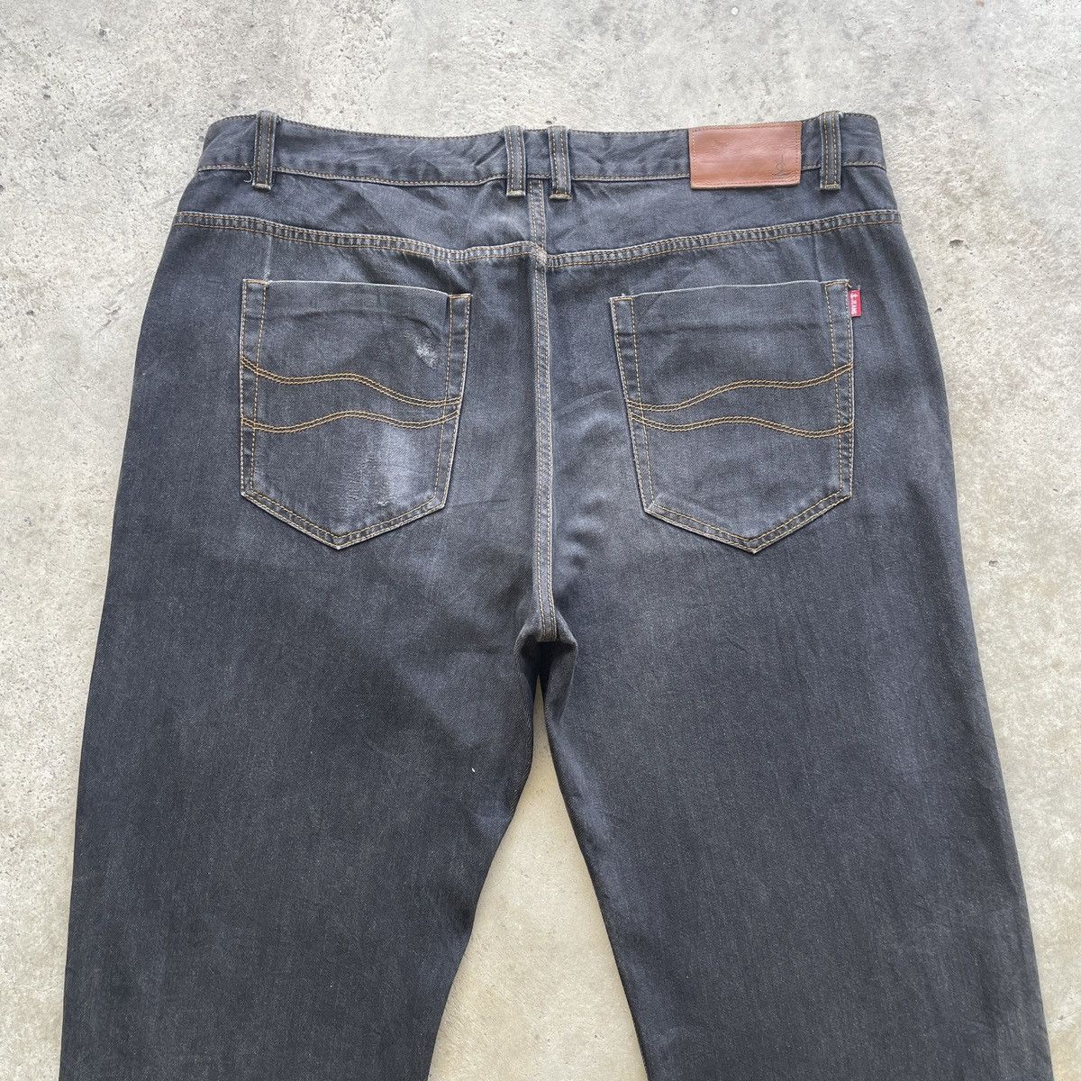 Japanese Brand × Jean W42 Vintage Japanese Black Faded Jeans Pants Denim Size US 42 / EU 58 - 10 Thumbnail