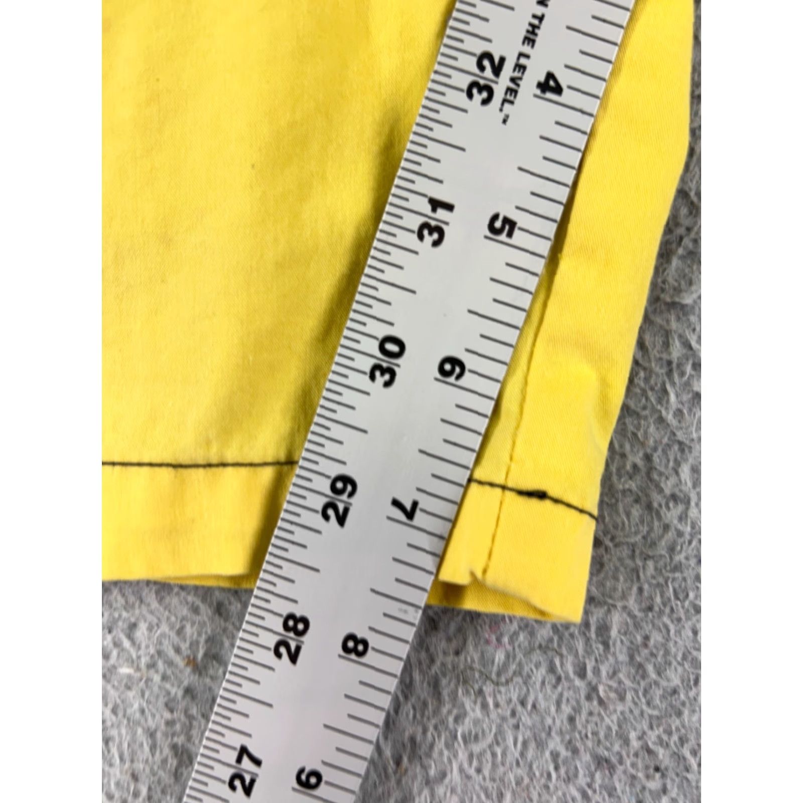 Polo Ralph Lauren Polo Ralph Lauren Trunks Mens 40 Yellow Blue Board Shorts Cargo Cotton Blend Striped™ Size US L / EU 52-54 / 3 - 7 Thumbnail