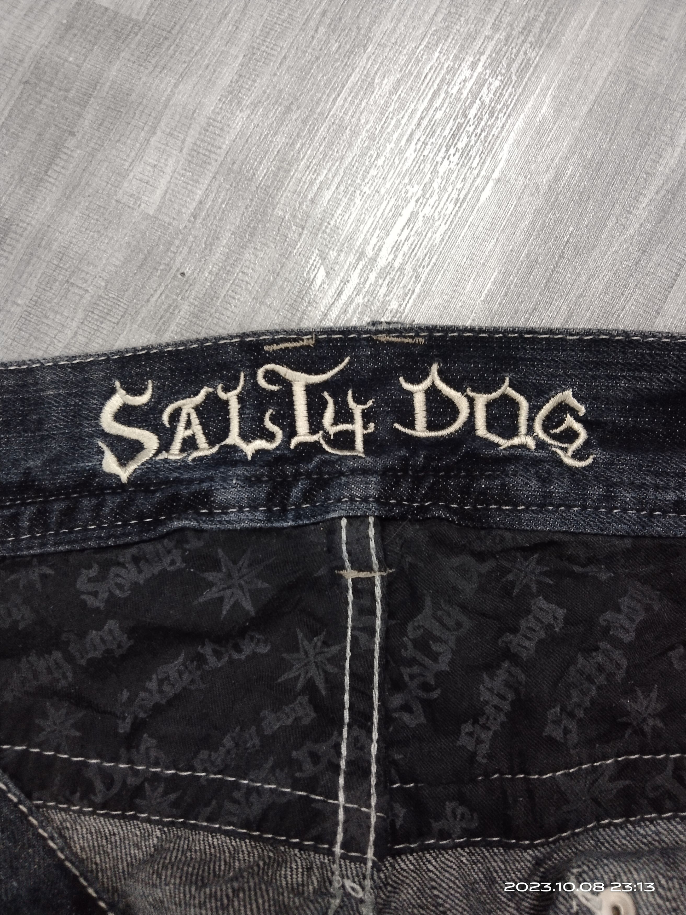 Japanese Brand FLARE SICK RUSTY SALTY DOG DENIM PANTS Size US 34 / EU 50 - 9 Thumbnail
