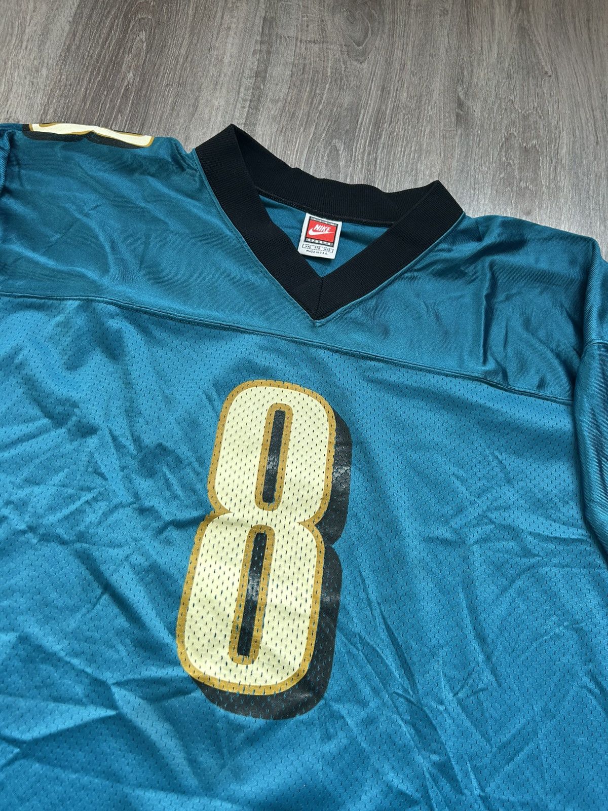 Nike Vintage Jacksonville Jaguars Mark Brunell 8 Jersey Nike 90s Size US XXL / EU 58 / 5 - 3 Thumbnail