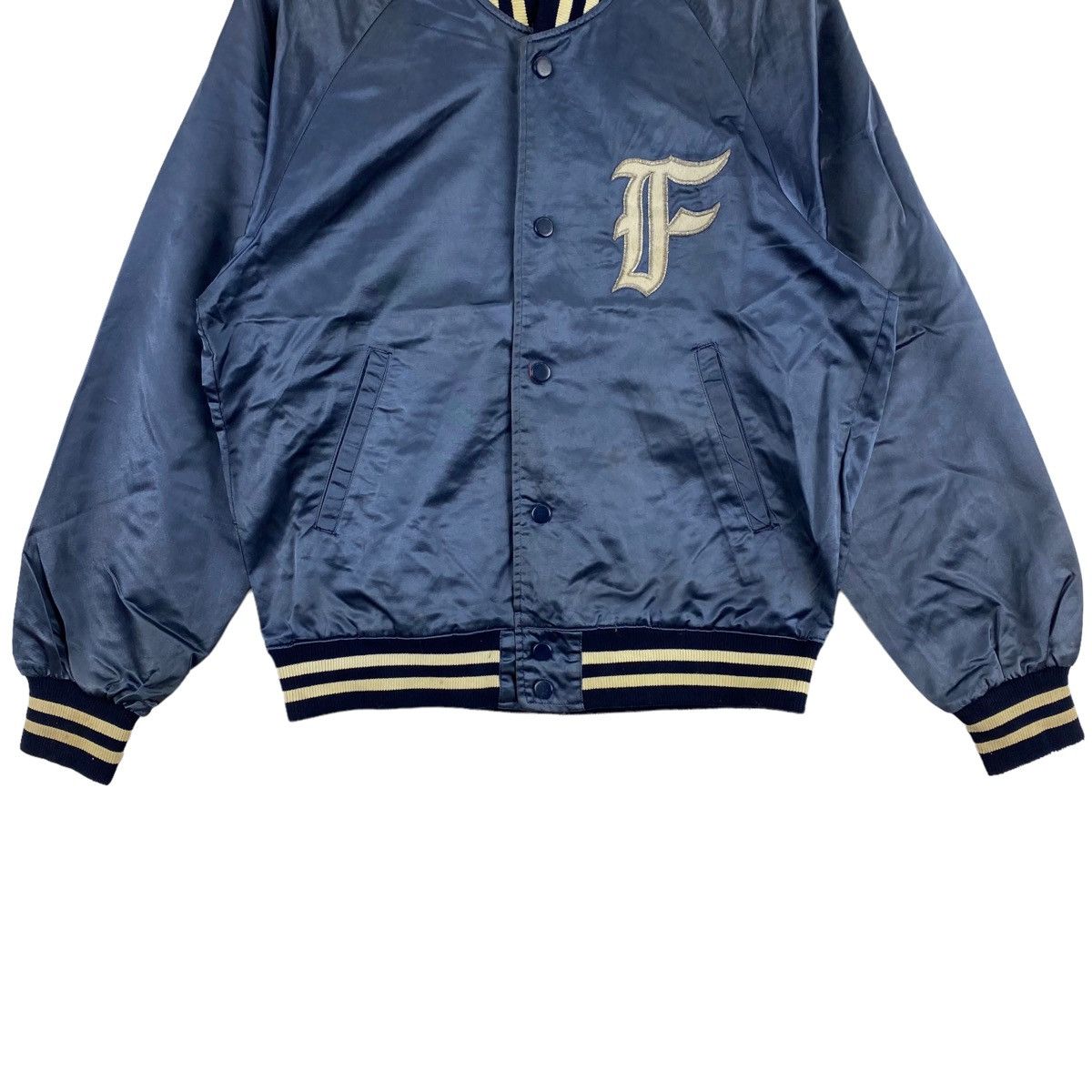 Japanese Brand VAILO SPORTSWEAR Baseball Japan F Blue Coach Jacket Size US M / EU 48-50 / 2 - 3 Thumbnail