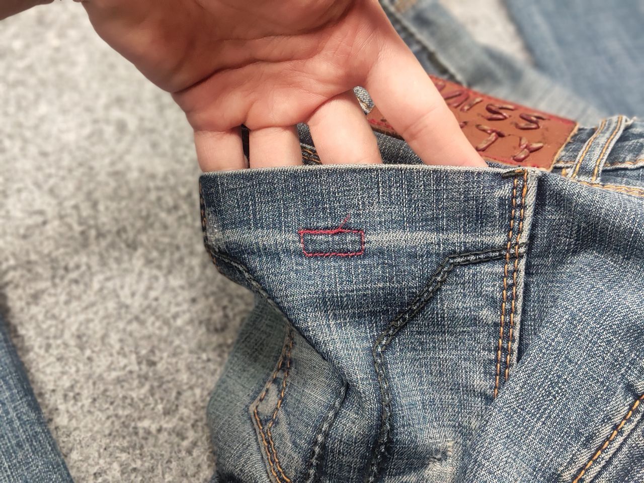 Miss Sixty Vintage Miss Sixty Y2K Style Eden Faded Denim Straight Jeans Size 31" - 17 Thumbnail