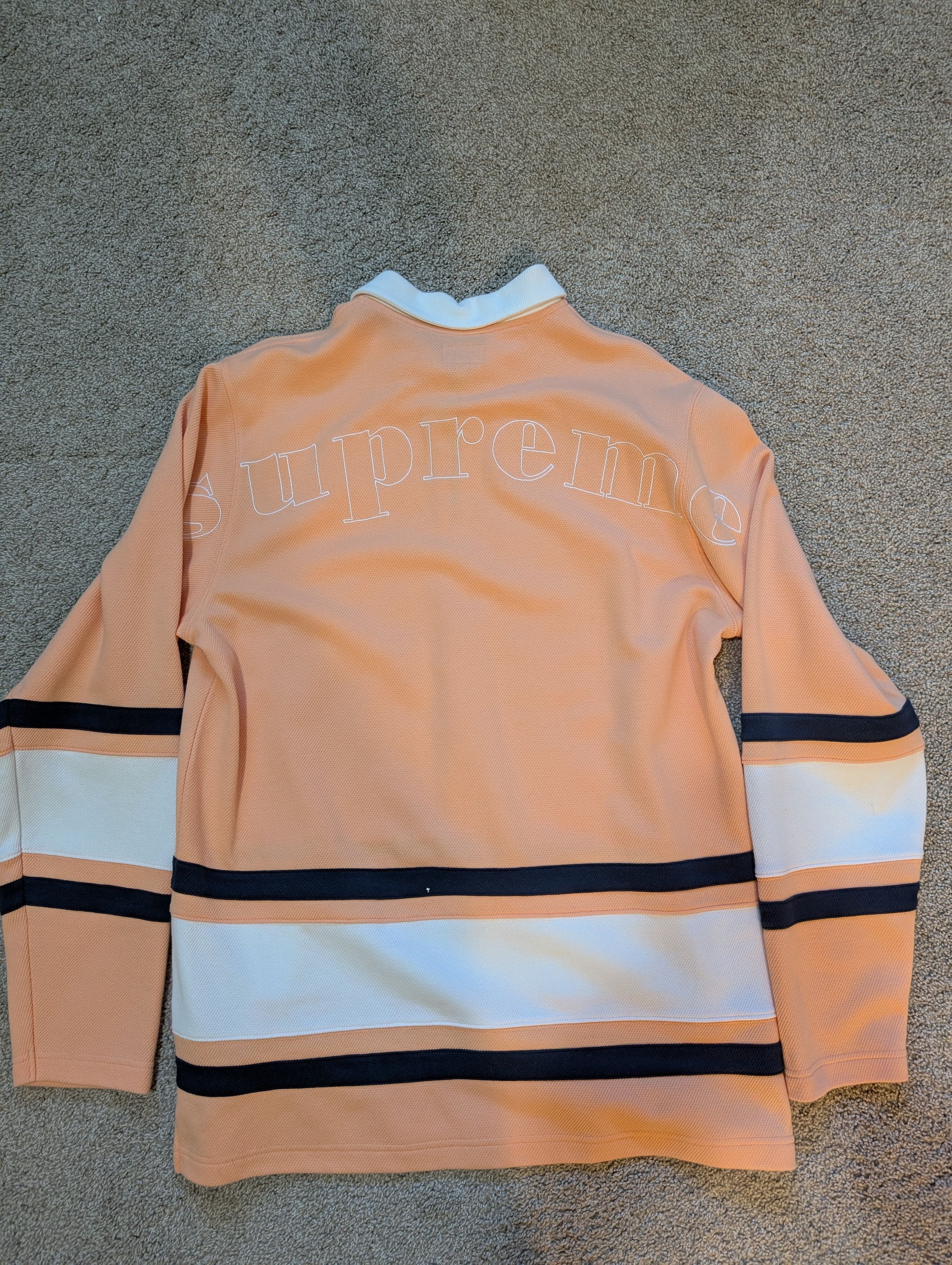 Supreme Supreme Half Zip Rugby Peach Size L SS17 Size US L / EU 52-54 / 3 - 2 Thumbnail