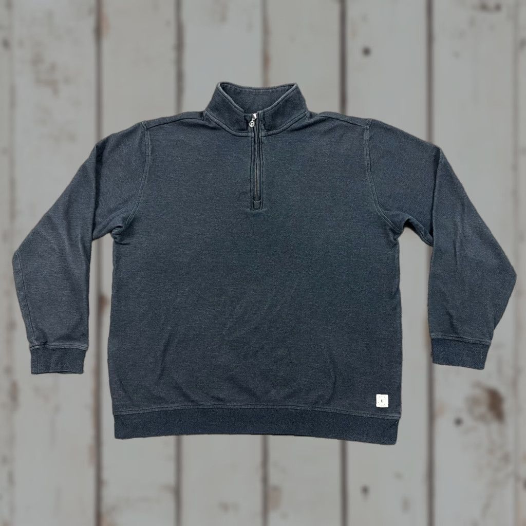 Vintage Linksoul Sweater Mens XL Gray 1/4 Zip Pullover Breathable Mock Neck Casual Size US XL / EU 56 / 4 - 1 Thumbnail