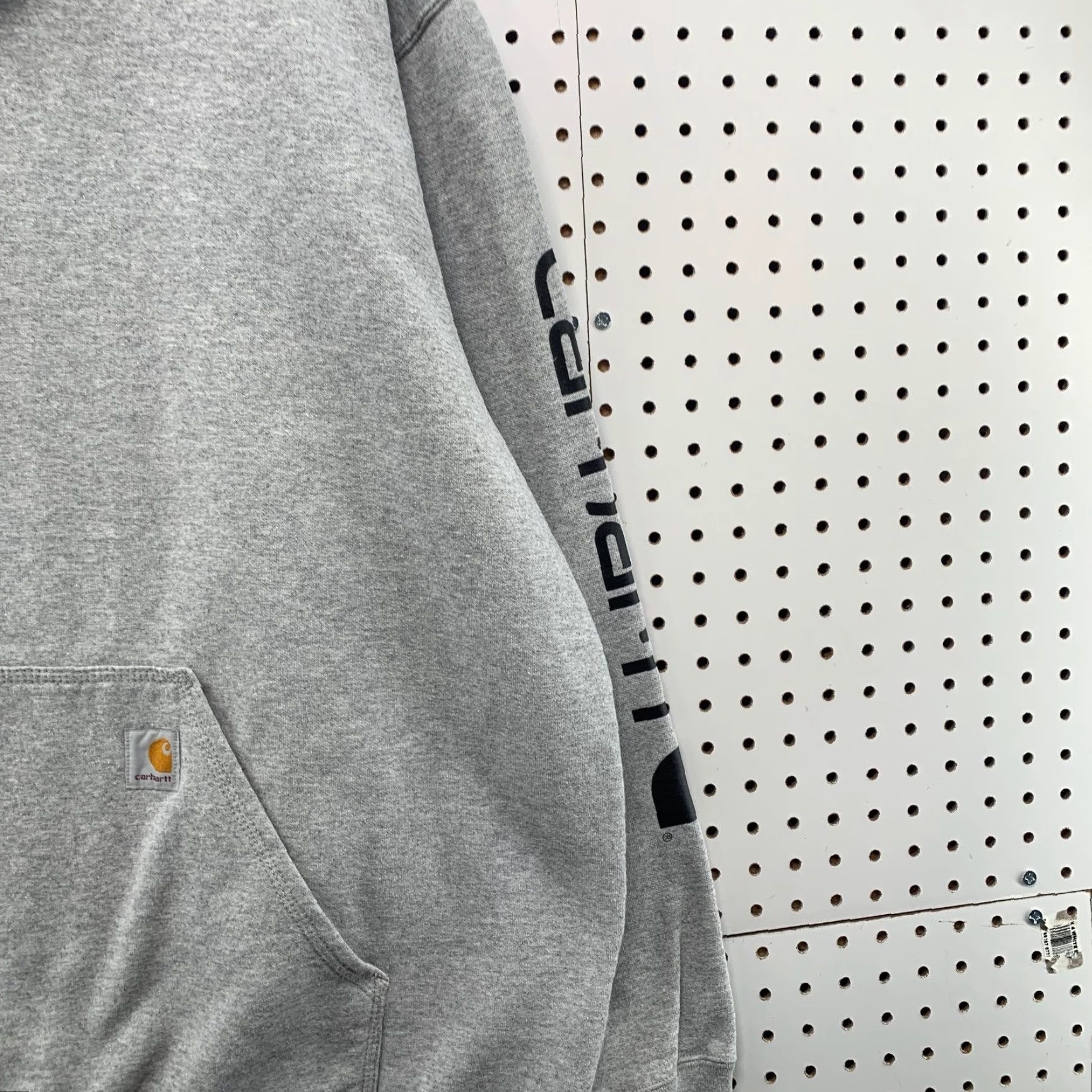 Carhartt Carhartt Hoodie Sweatshirt Mens 2XL Gray Loose Fit Fleece Hooded Workwear Size US XXL / EU 58 / 5 - 7 Thumbnail