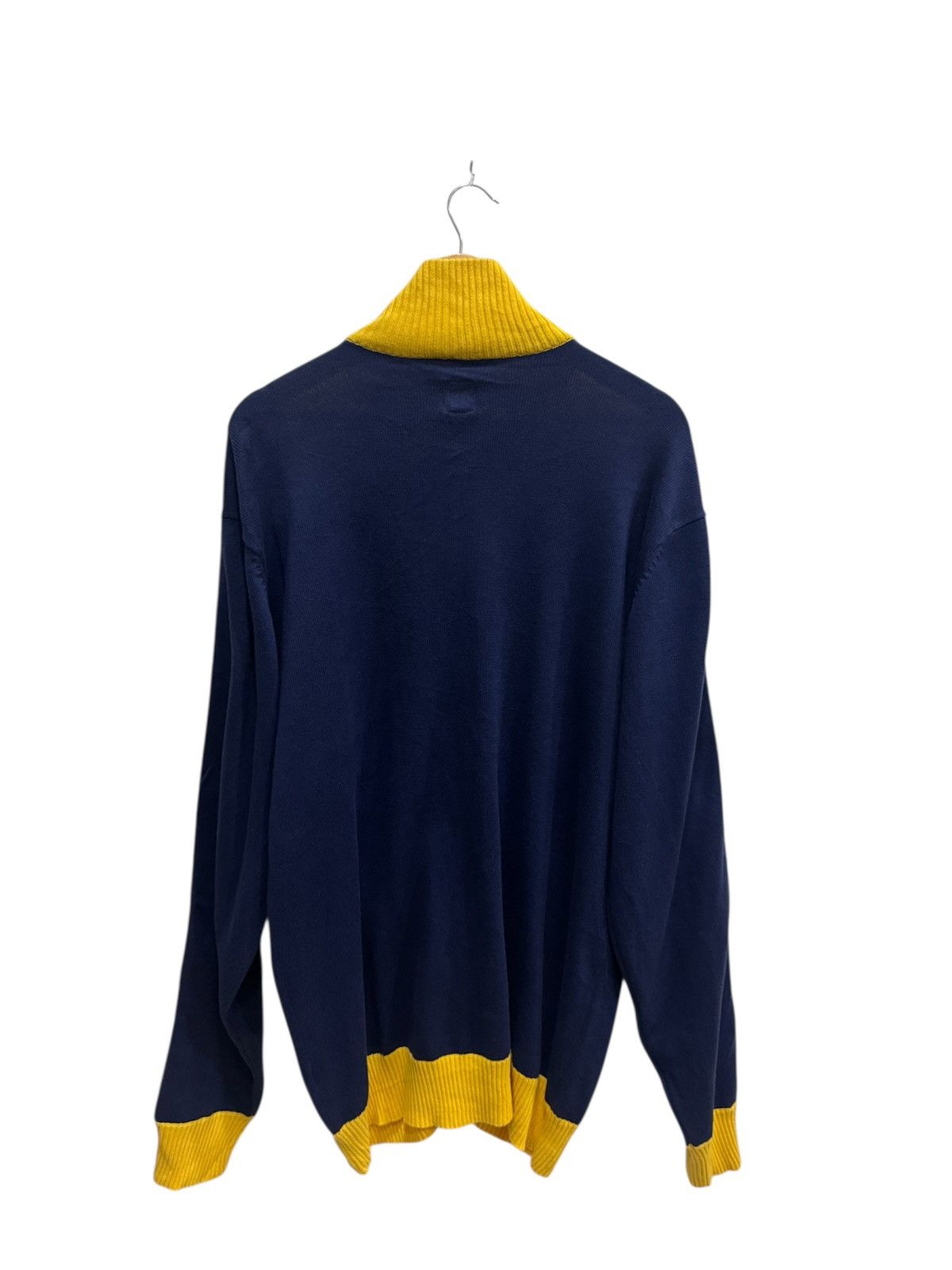 Adidas Vintage Adidas Trefoil Raglan Blue Yellow Size US XL / EU 56 / 4 - 2 Thumbnail