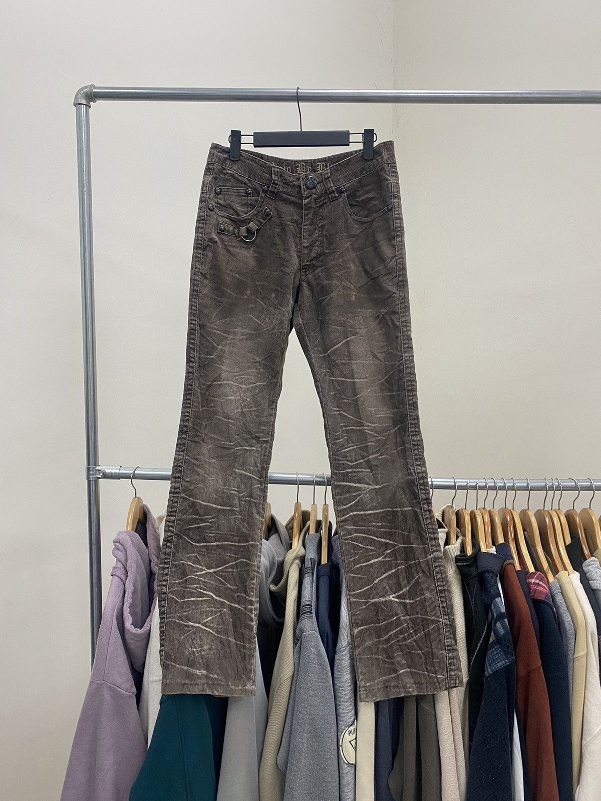 Hysteric Glamour × Japanese Brand × Le Grande Bleu (L.G.B.) BLOW PUNK GRUNGE GOTHIC CLAW CORDUROY PANTS LGB Size US 30 / EU 46 - 1 Thumbnail