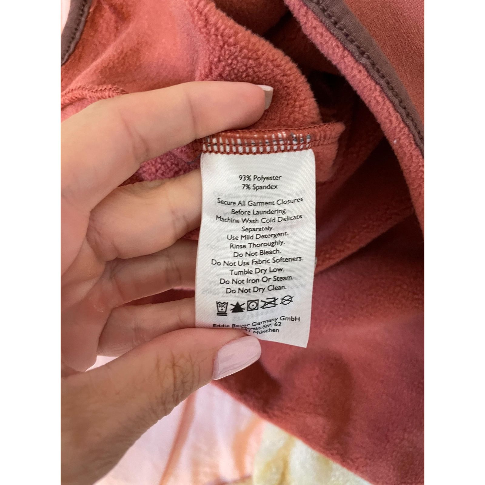 Eddie Bauer Eddie Bauer Fleeece Quarter Zip Jacket Orange Size Medium Size US M / EU 48-50 / 2 - 6 Thumbnail