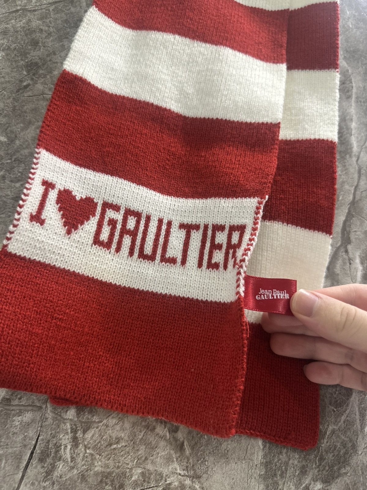 Jean Paul Gaultier Jean Paul Gaultier “I love Gaultier” Vintage Scarf Size ONE SIZE - 2 Thumbnail