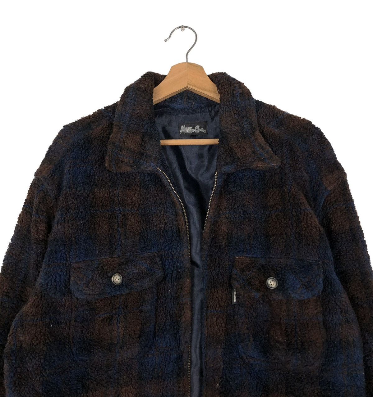 Japanese Brand 🔥VINTAGE FLEECE JACKET NAVAJO NATIVE MAVI & SONS Size US L / EU 52-54 / 3 - 3 Thumbnail