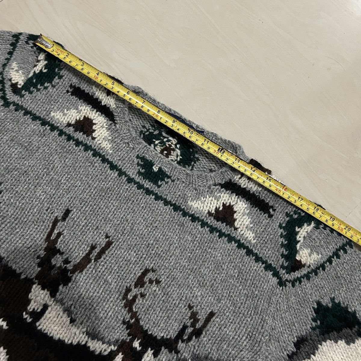 RRL Ralph Lauren Vintage90s Polo Ralph Lauren KnitSweater Deer in a Landscape Size US S / EU 44-46 / 1 - 9 Thumbnail