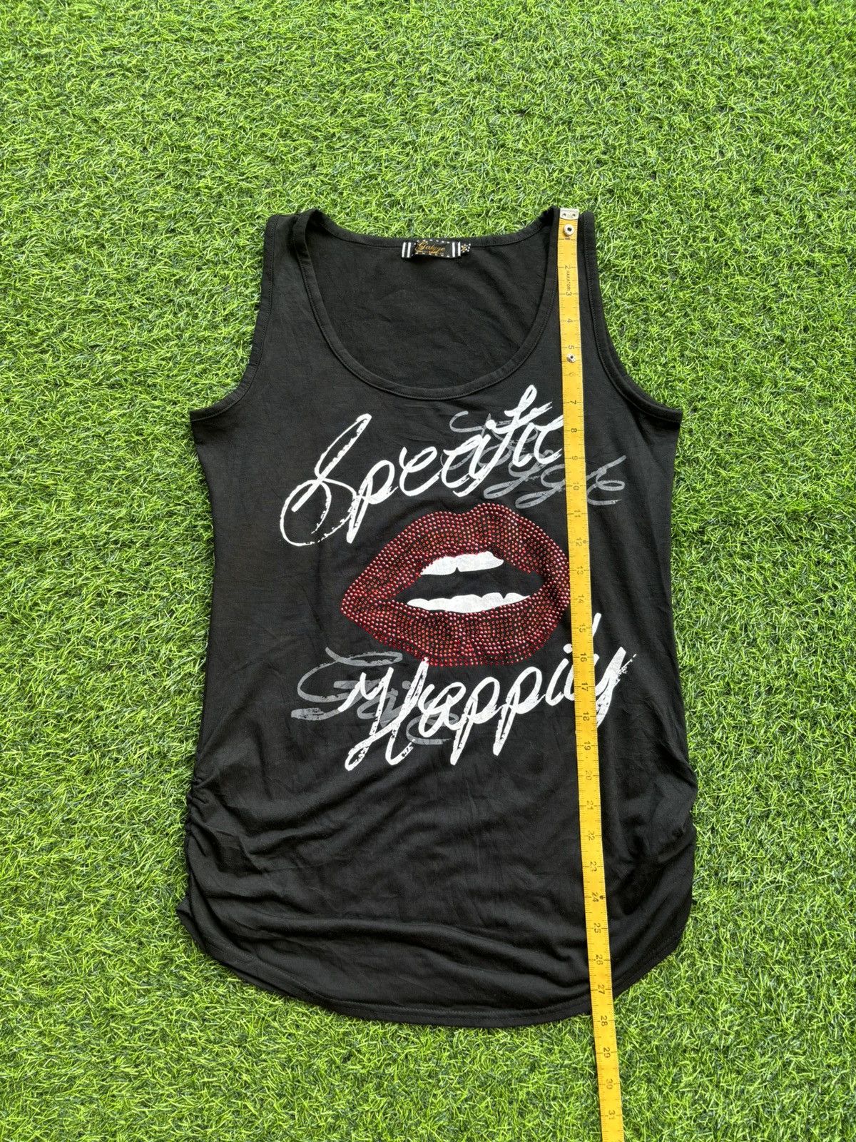 Hysteric Glamour Y2k Opium Galyge Lips Ifsix Punk Style Tank top Size L / US 10 / IT 46 - 8 Thumbnail