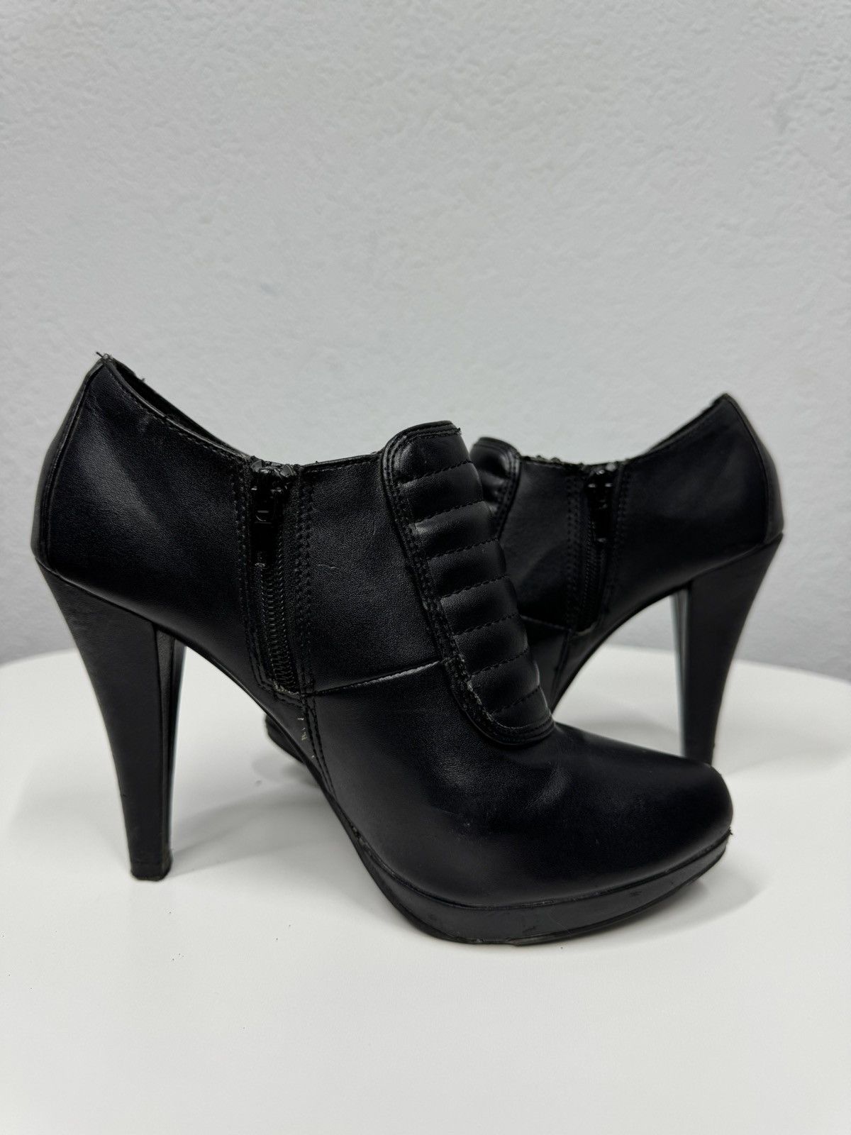 A.S.98 Vintage Leather Boots High Heel Y2k Avantgarde IfSixWasNine Size US 8 / IT 38 - 11 Thumbnail