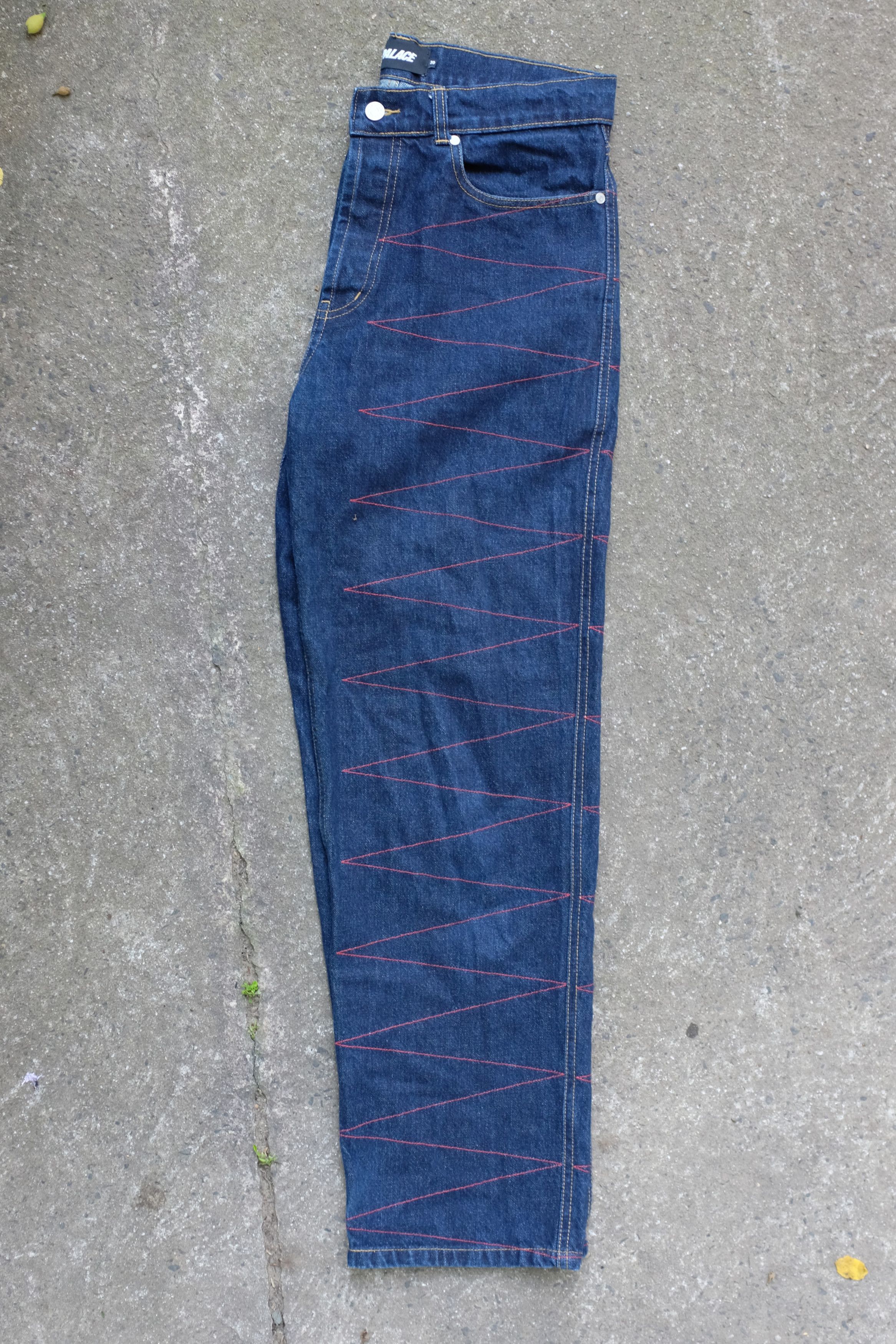 Palace Baggy Zig Zag Palace Jeans Size US 30 / EU 46 - 4 Thumbnail