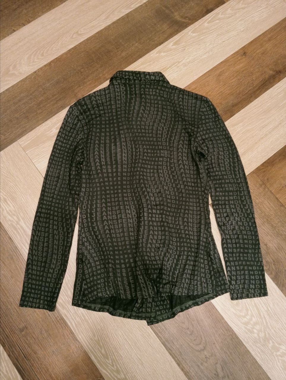 Fendi VINTAGE FENDI MONOGRAM SHIRT - SIZE 40 Size S / US 4 / IT 40 - 7 Thumbnail