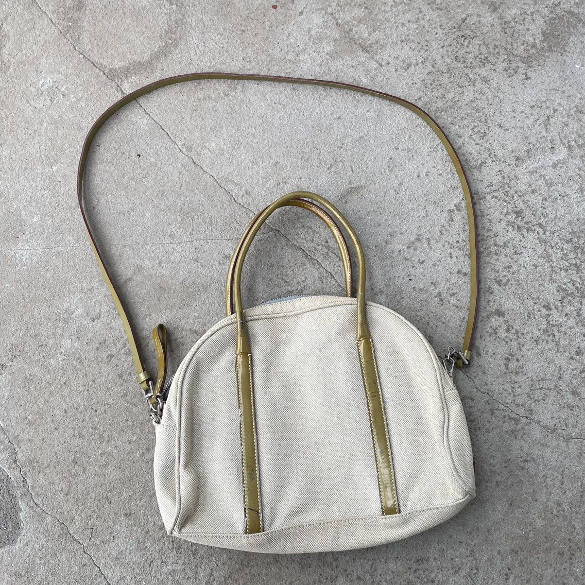 BEIGE PRADA SMALL HANDLE CROSSBODY SHOULDER BAG RETRO