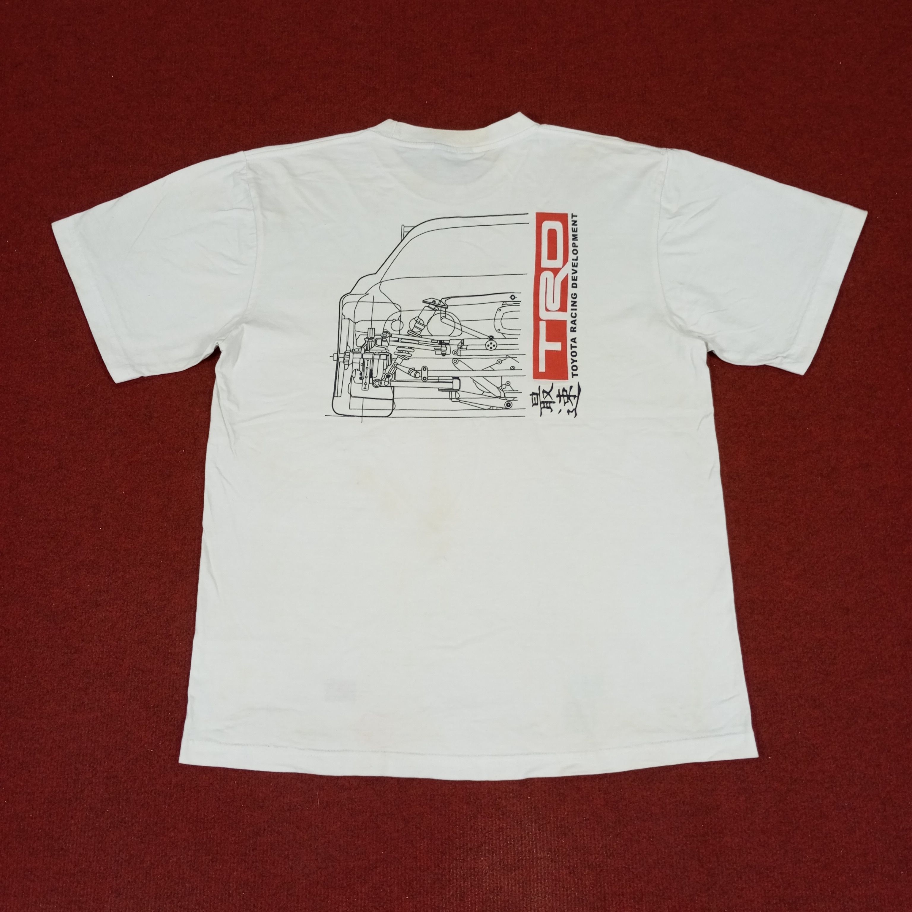 Japanese Brand × Vintage TRD Toyota Racing Development Motorsports Tshirt Size US L / EU 52-54 / 3 - 1 Thumbnail