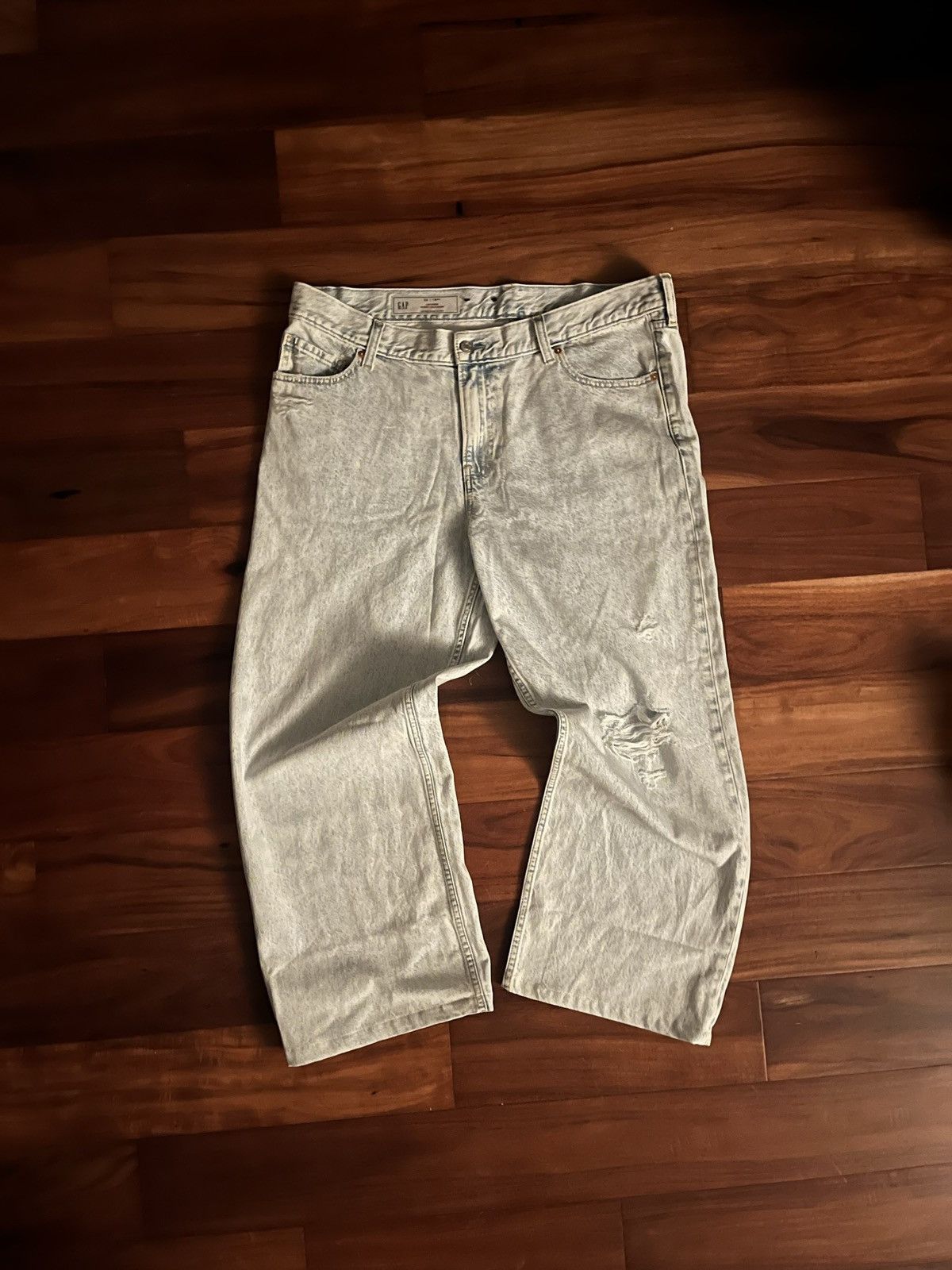 Gap Baggy Light wash Gap Jeans Size US 33 - 2 Thumbnail