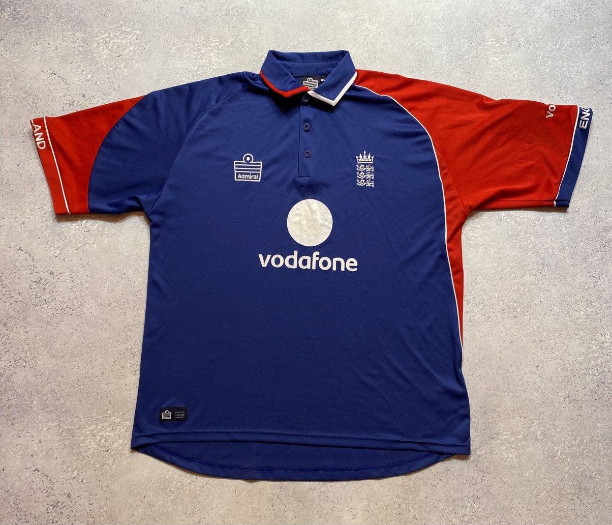 Other Admirals England Vodafone Cricket Jersey Size XL Size US XL / EU 56 / 4 - 1 Thumbnail