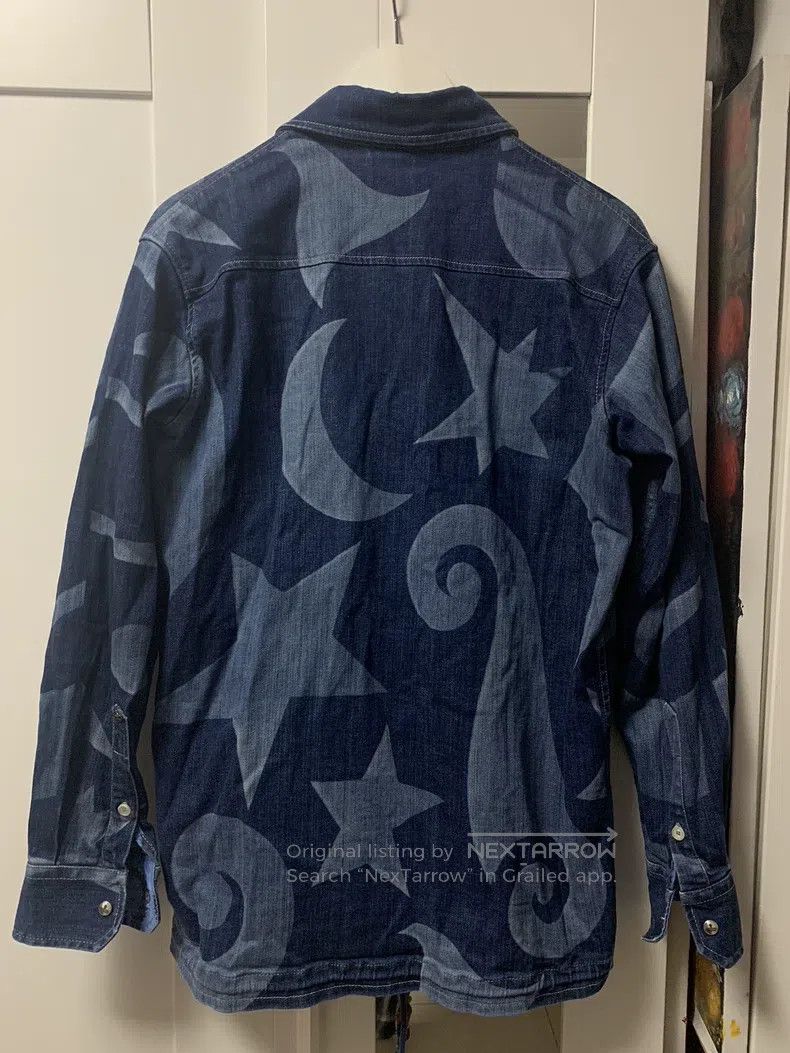 Vivienne Westwood Vivienne Westwood Star and Moon Faded Tie-Dye Denim Shirt Size US S / EU 44-46 / 1 - 2 Thumbnail