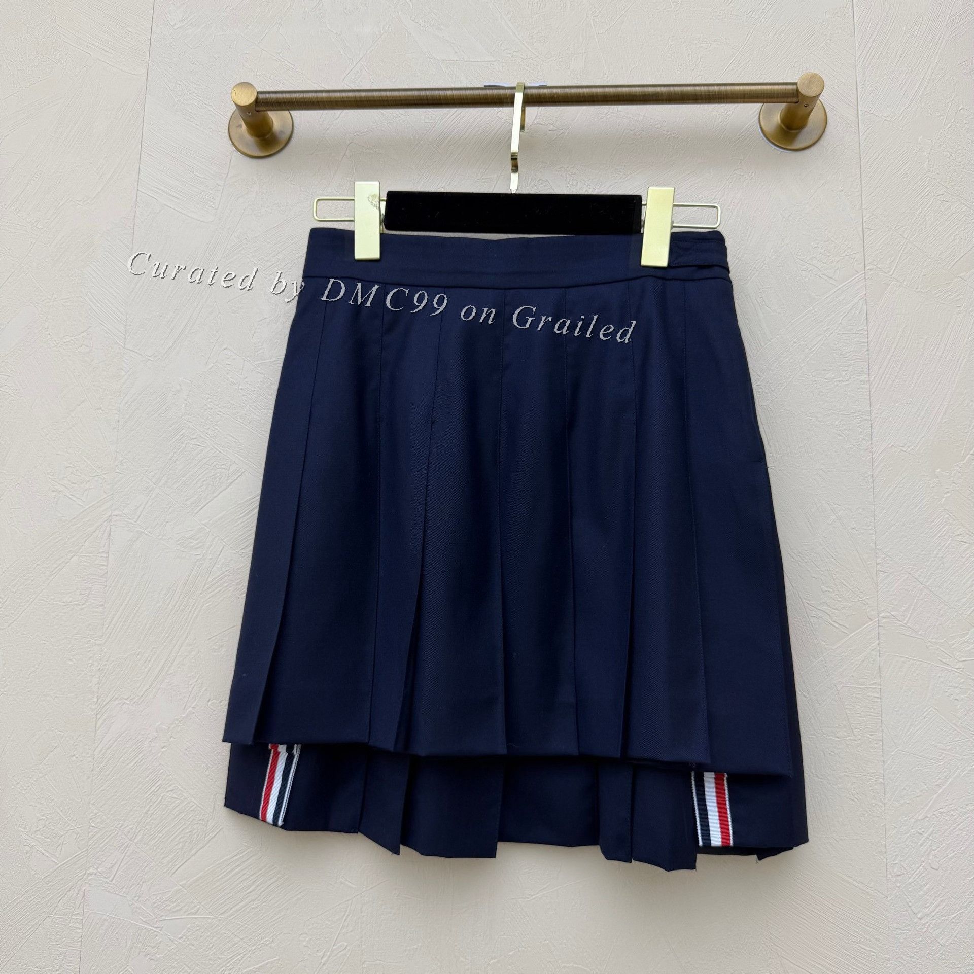 Thom Browne Thom Browne Wool Pleated Short Skirt Size 32" / US 10 / IT 46 - 1 Thumbnail