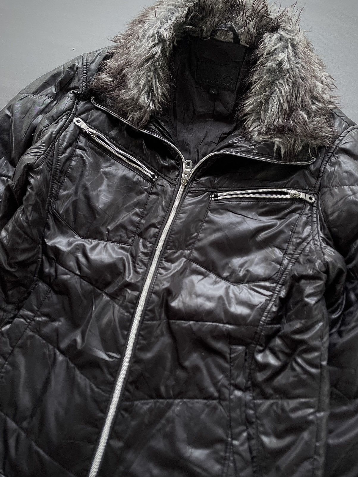 If Six Was Nine Japanese Mossimo Faux Fur Vkei Style Jacket Size US M / EU 48-50 / 2 - 5 Thumbnail