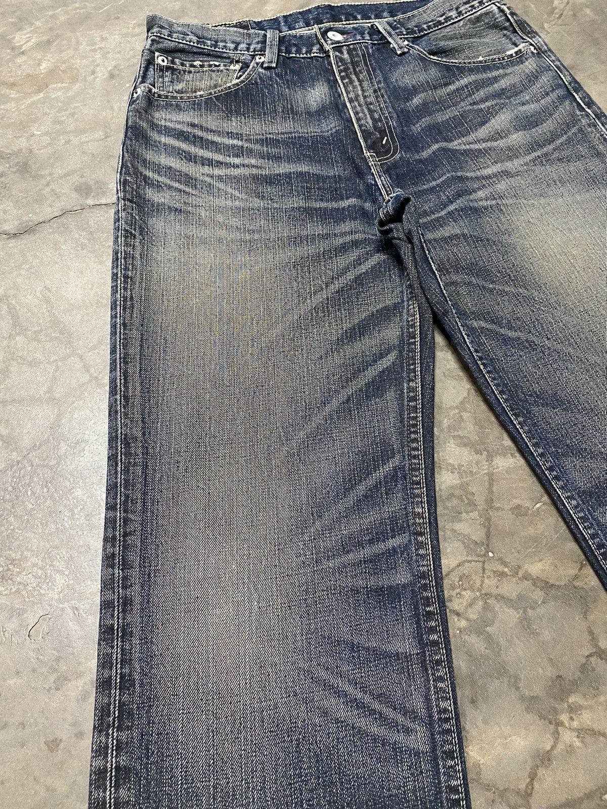Levi's × Vintage Baggy Jeans Vintage Levis 502 Distressed Rusty Denim Size US 31 - 3 Thumbnail