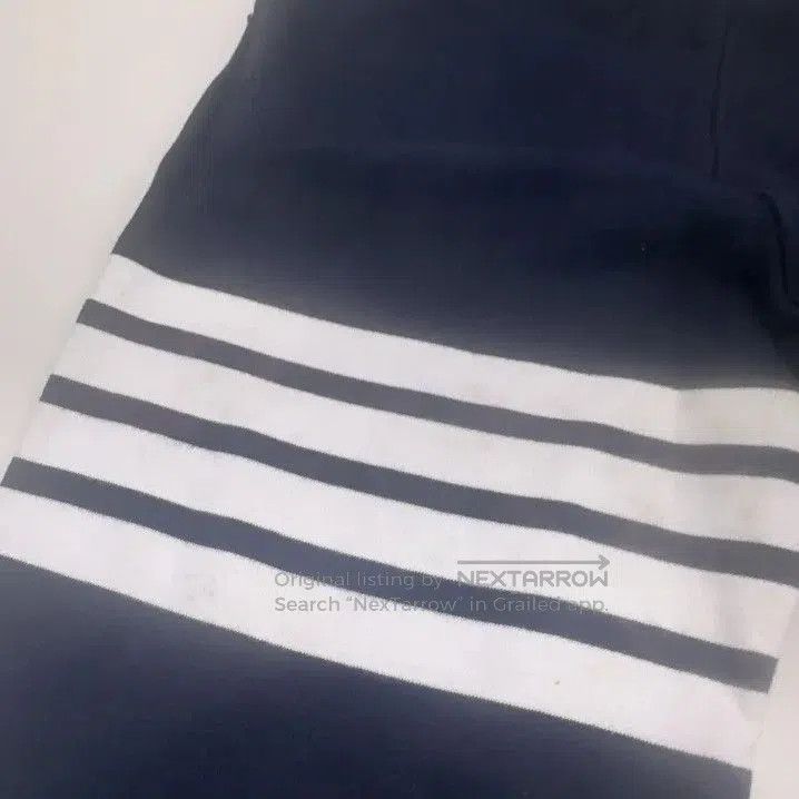 Thom Browne Thom Browne Classic Striped Navy Sweatpants. Size US 34 / EU 50 - 8 Thumbnail