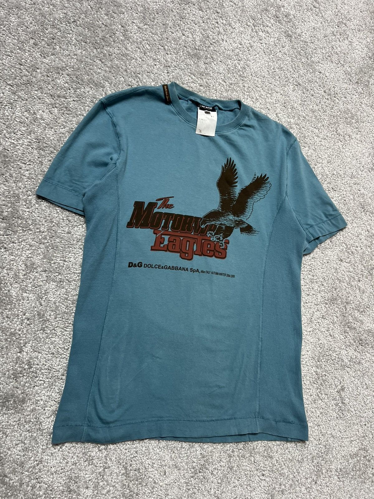 Dolce & Gabbana Dolce & Gabbana The Motorway Eagles Milan AW 2004 2005 Tee Size US S / EU 44-46 / 1 - 3 Thumbnail