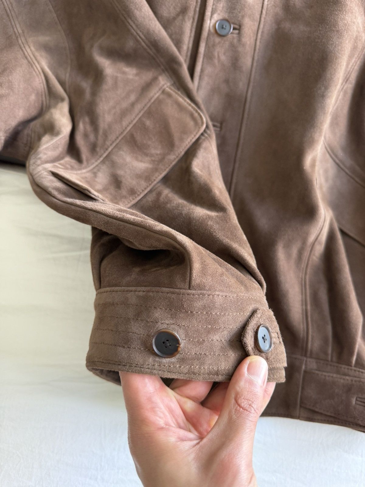 Auralee Auralee Silky Grain Suede Blouson Bomber Jacket $3366 Size US S / EU 44-46 / 1 - 5 Thumbnail