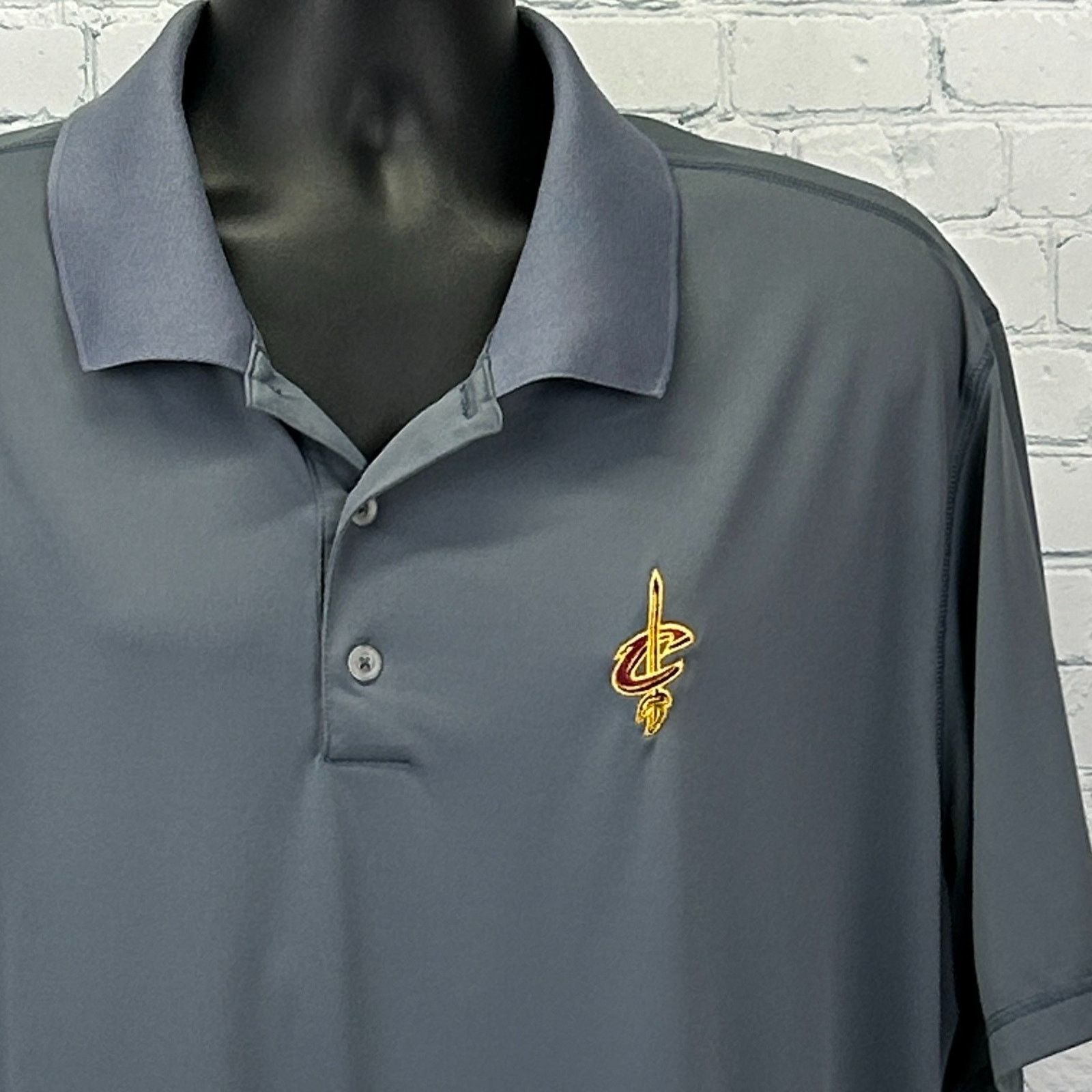 Adidas Cleveland Cavaliers Polo Shirt Gray Adidas Golf NBA 2XL XXL Size US XXL / EU 58 / 5 - 1 Thumbnail