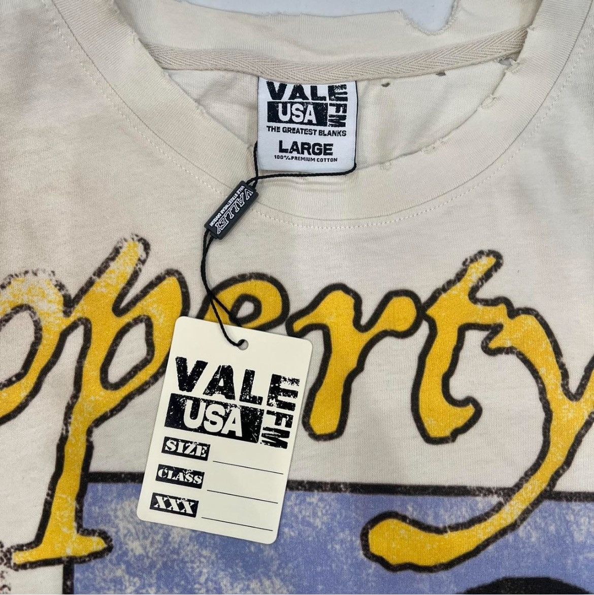 Vale VALE FOREVER WHITE TAGET TEE Size US L / EU 52-54 / 3 - 3 Thumbnail