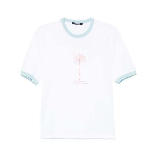 Jacquemus JACQUEMUS Men T-Shirts 255JS281 2463 1JA WHITE Size US XXL / EU 58 / 5 - 1 Thumbnail